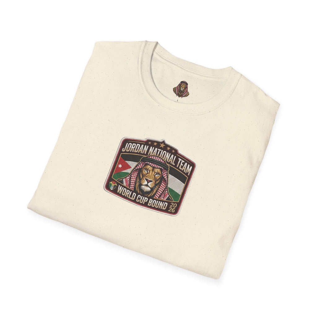 Jordan National Team Soccer T-Shirt — Vintage Jordan Flag Football Tee