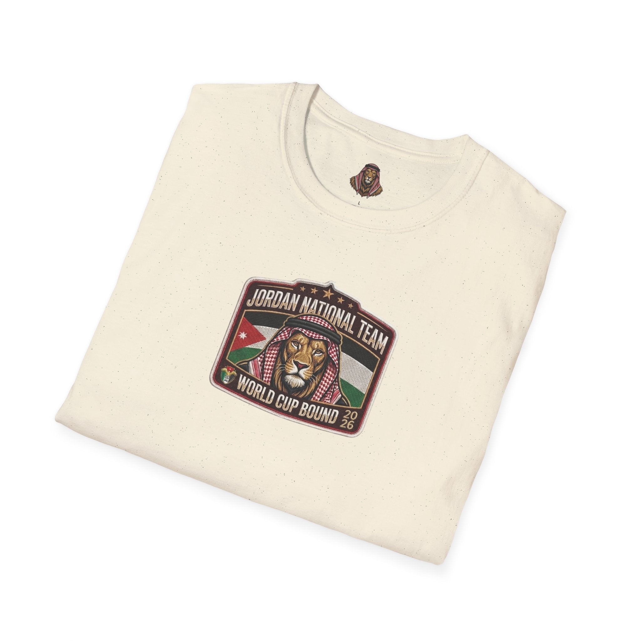 Jordan National Team Soccer T-Shirt — Vintage Jordan Flag Football Tee