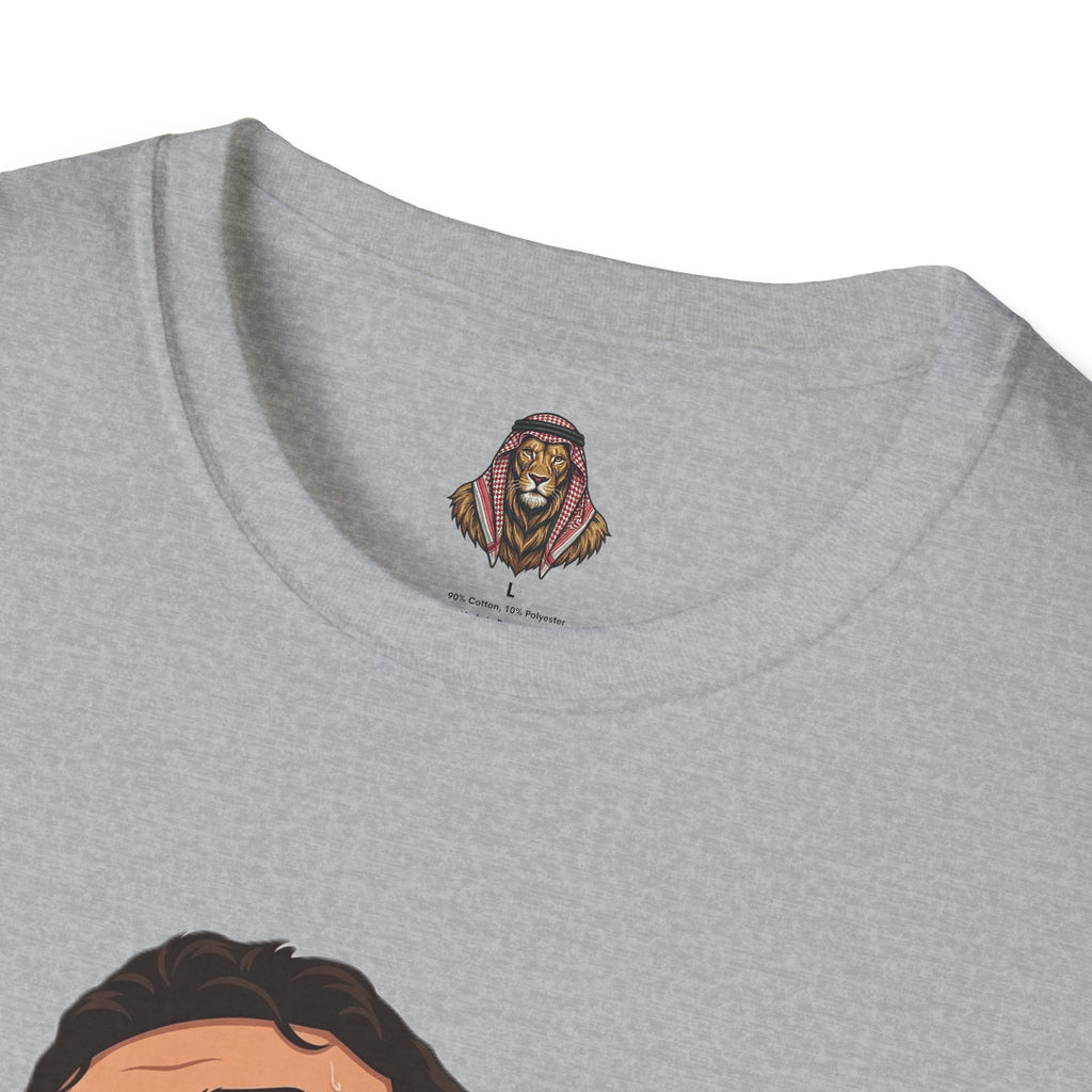 Soccer Player Illustration T-Shirt — 'Nashama' Clapping Crest