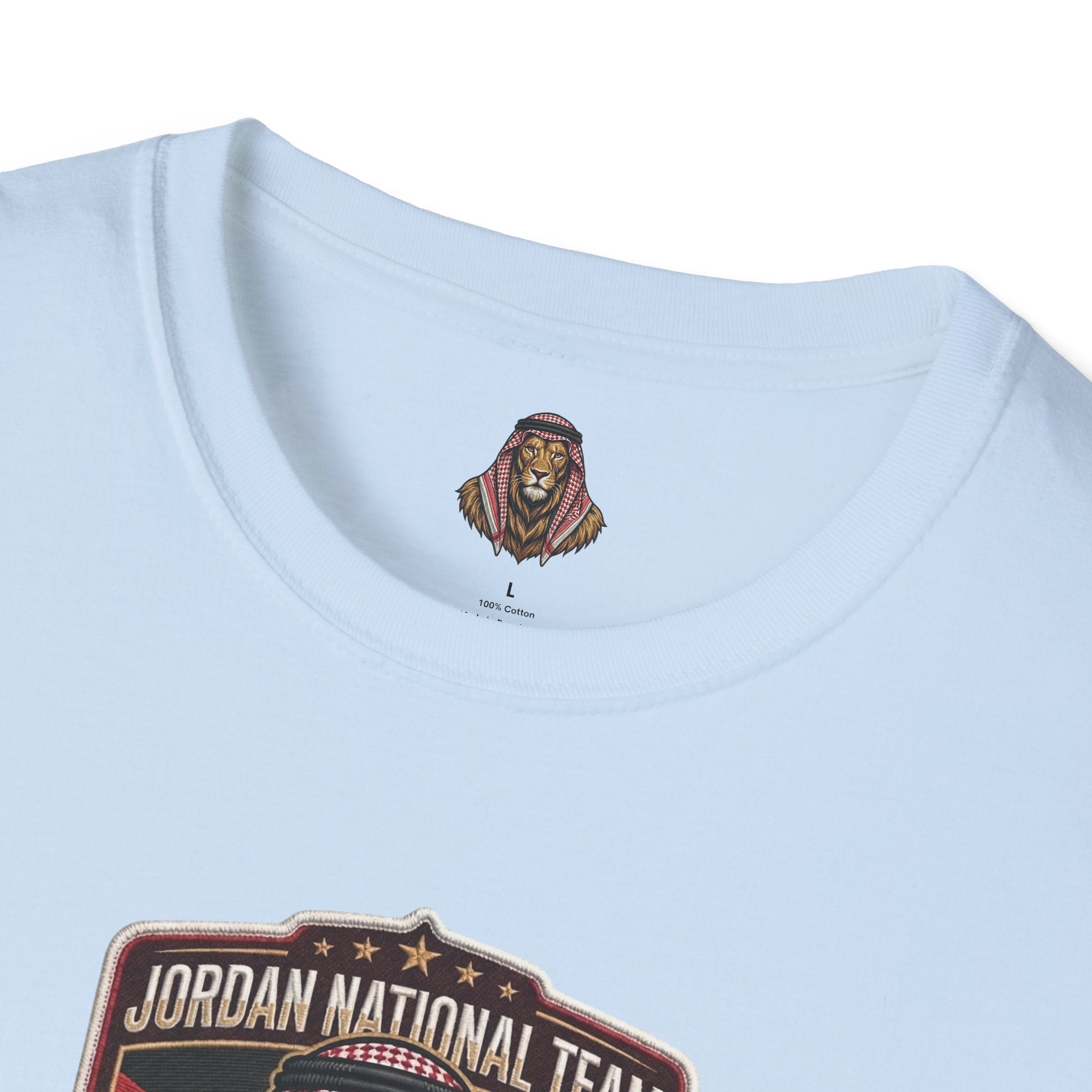 Jordan National Team Soccer T-Shirt — Vintage Jordan Flag Football Tee