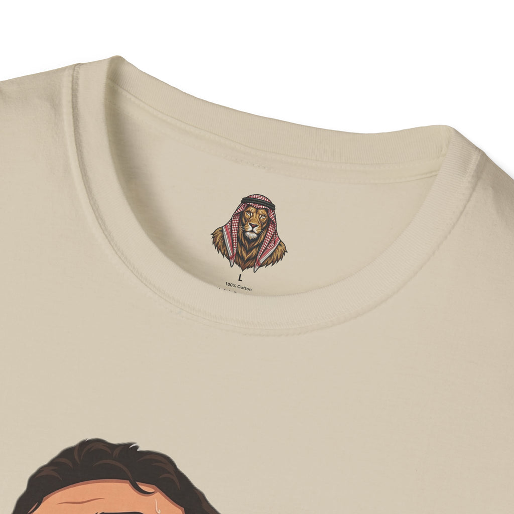 Soccer Player Illustration T-Shirt — 'Nashama' Clapping Crest