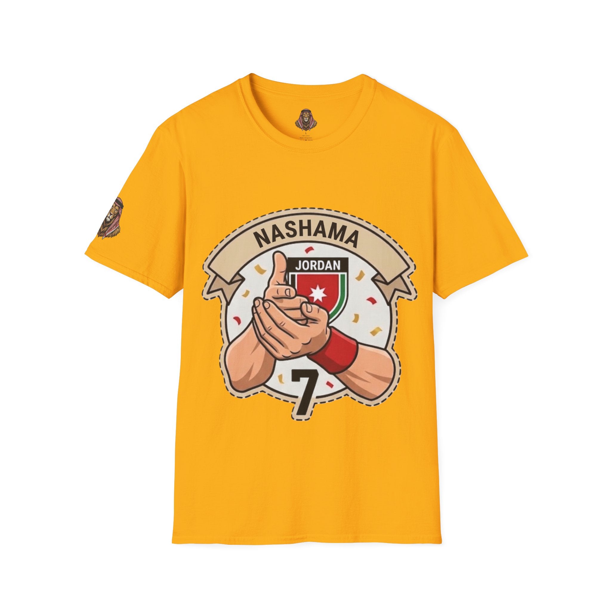 Jordan #7 Nashama Soccer T-Shirt — Jordanian Football Player Fan Tee