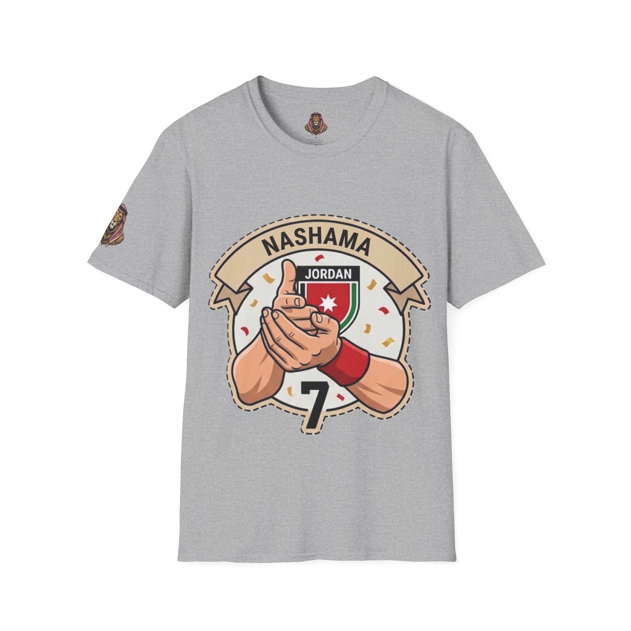 Jordan #7 Nashama Soccer T-Shirt — Jordanian Football Player Fan Tee