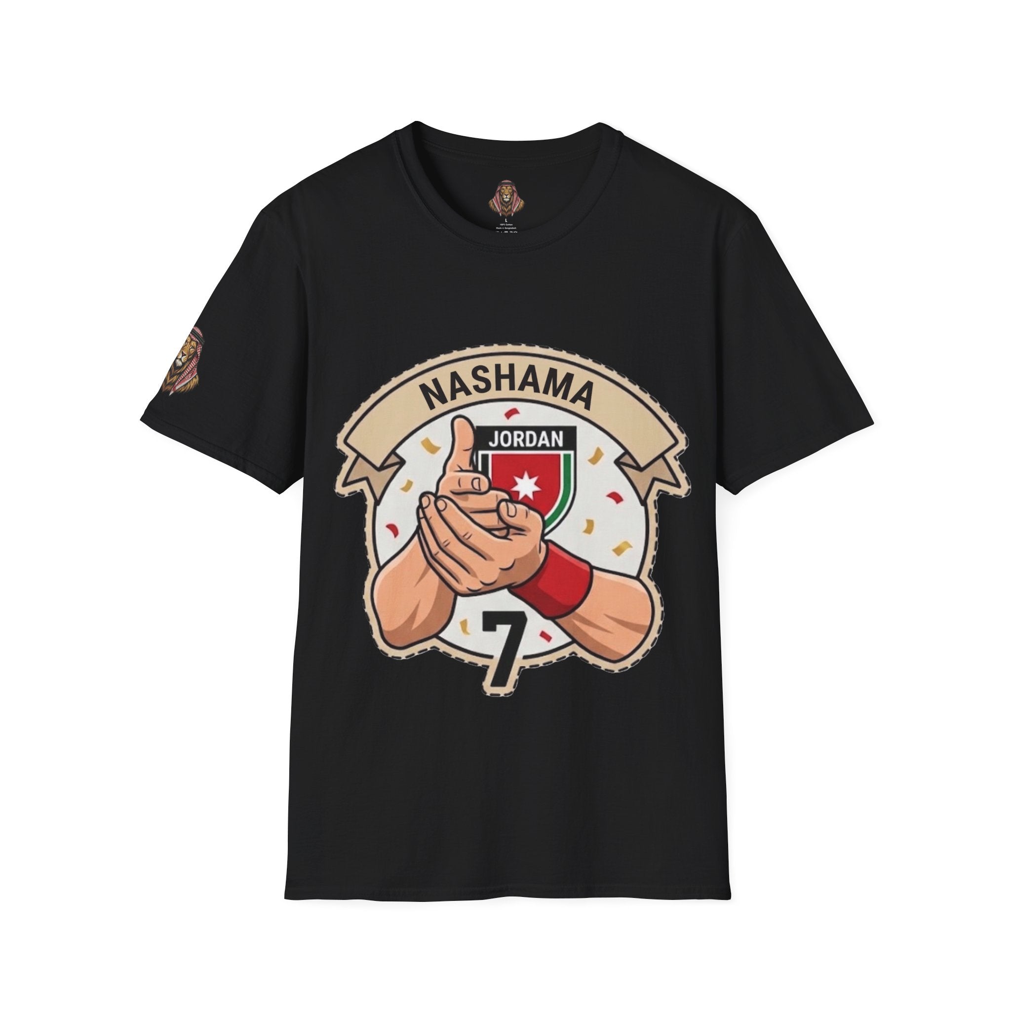 Jordan #7 Nashama Soccer T-Shirt — Jordanian Football Player Fan Tee