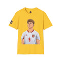 Soccer Player Jersey Graphic T-Shirt — Number 9 Illustration