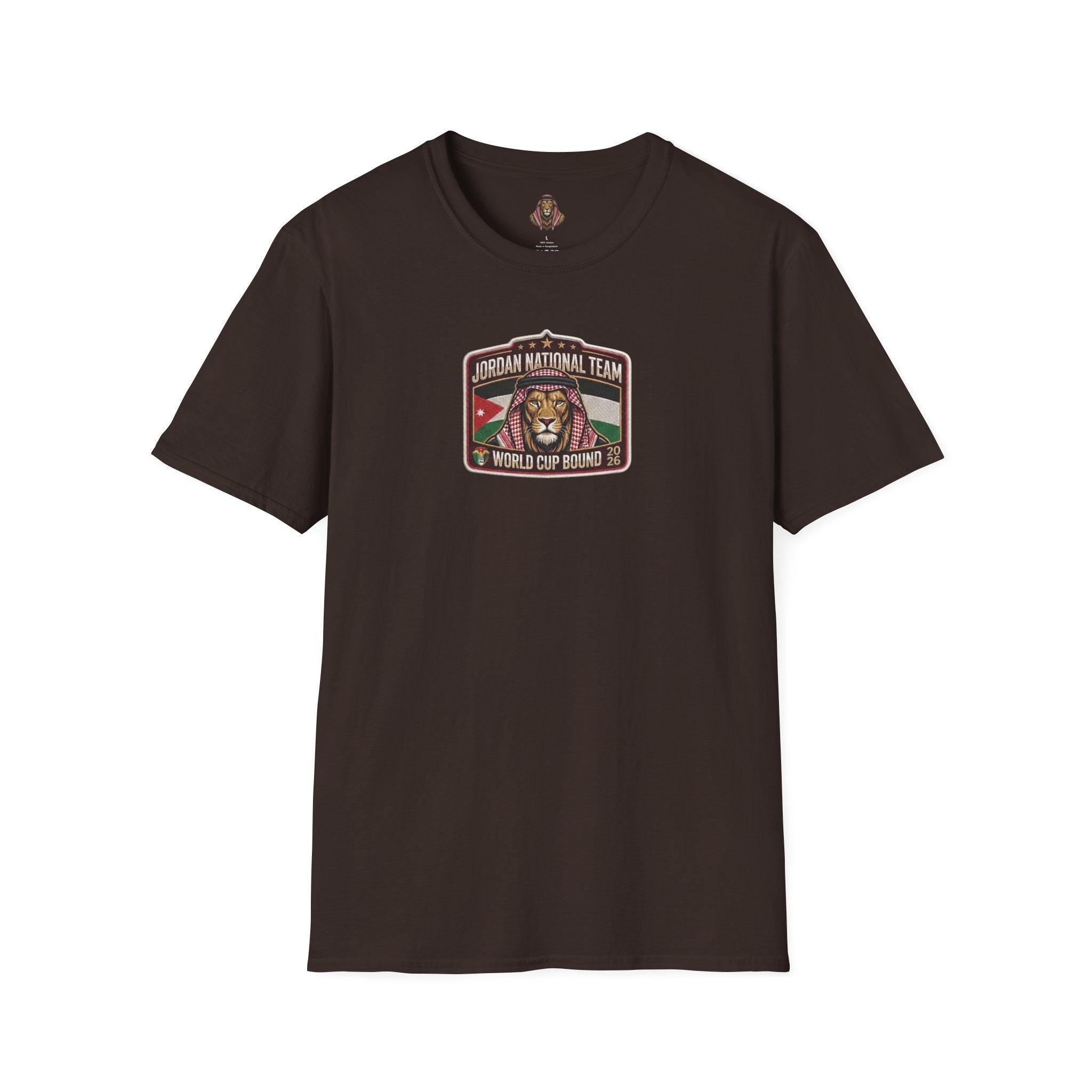 Jordan National Team Soccer T-Shirt — Vintage Jordan Flag Football Tee