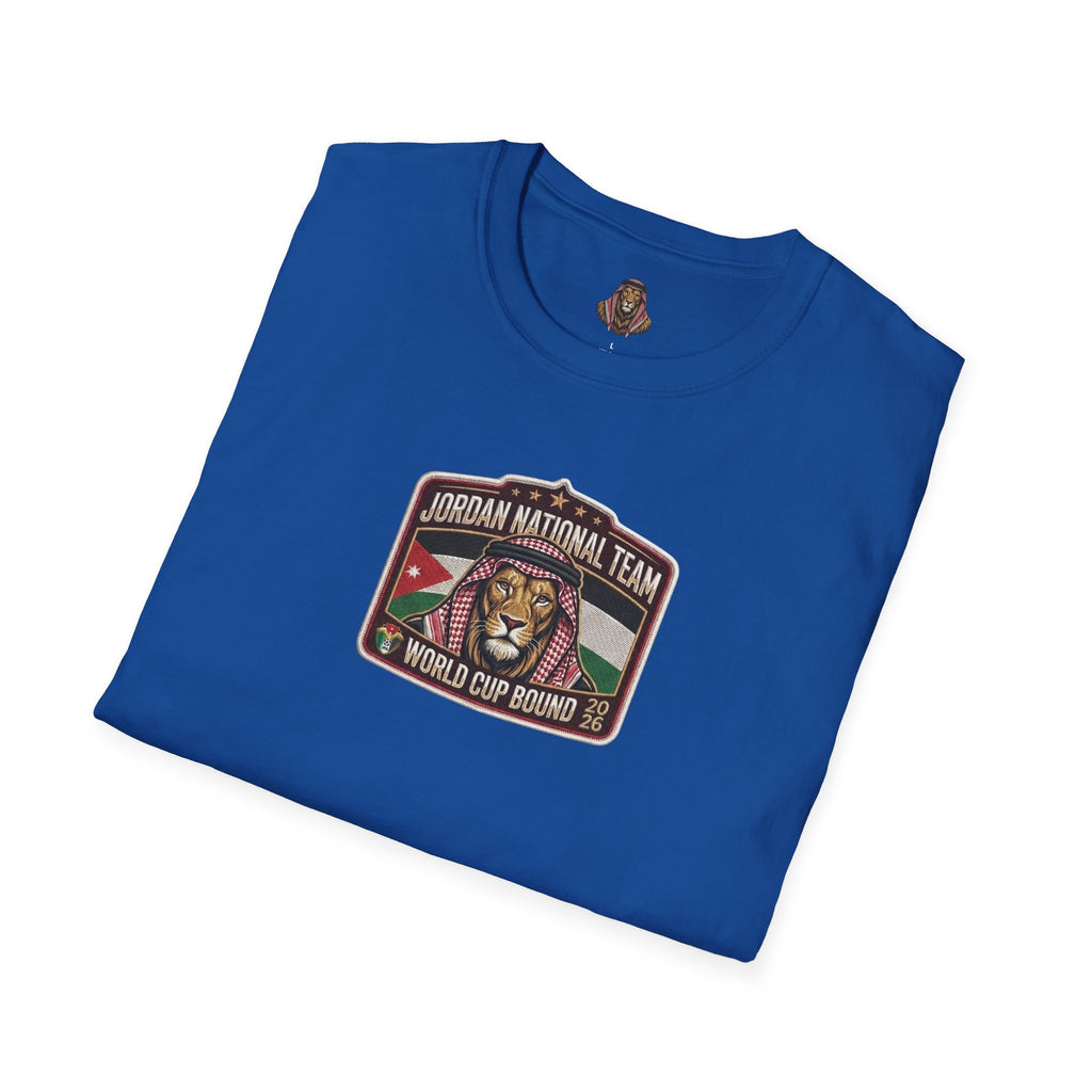Jordan National Team Soccer T-Shirt — Vintage Jordan Flag Football Tee