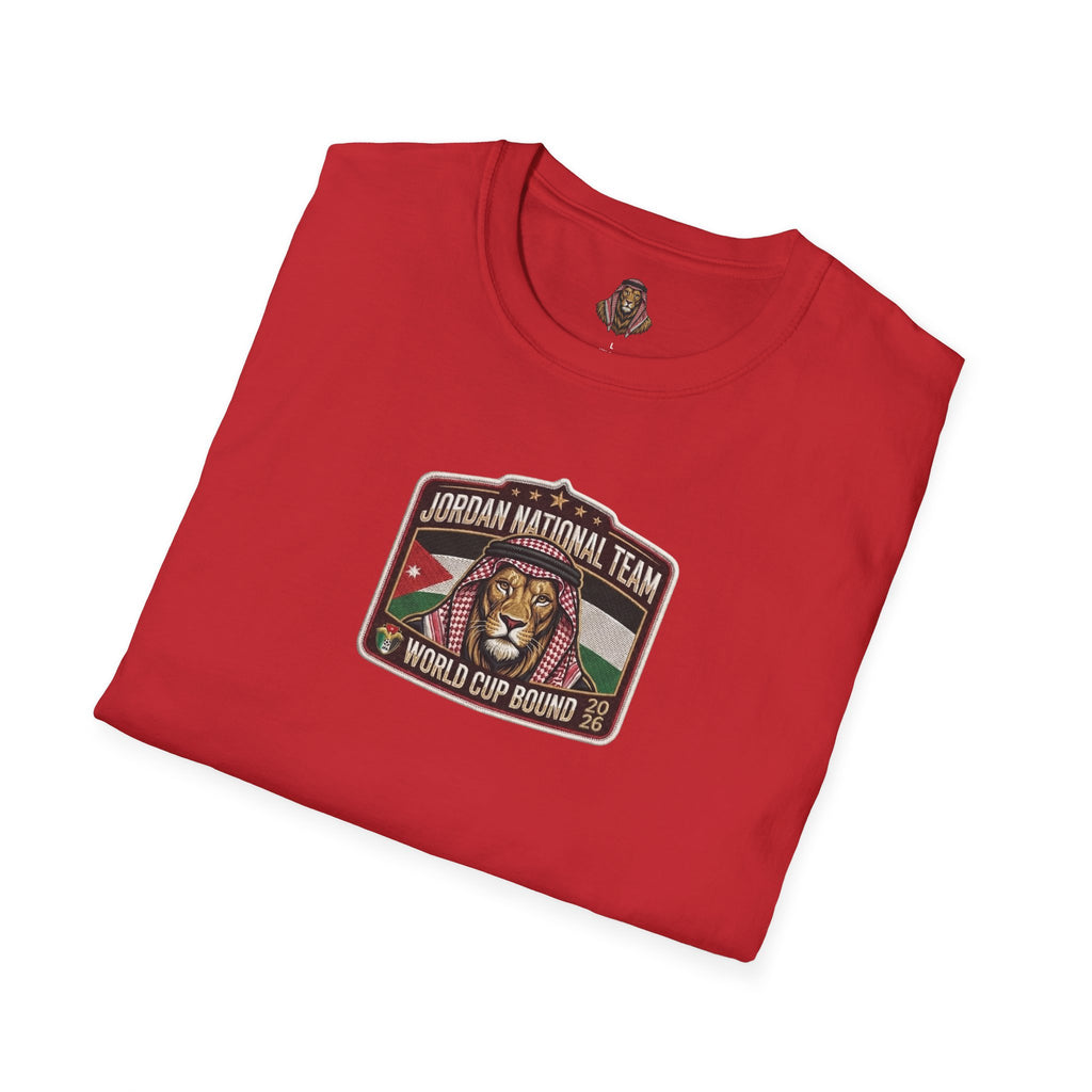Jordan National Team Soccer T-Shirt — Vintage Jordan Flag Football Tee