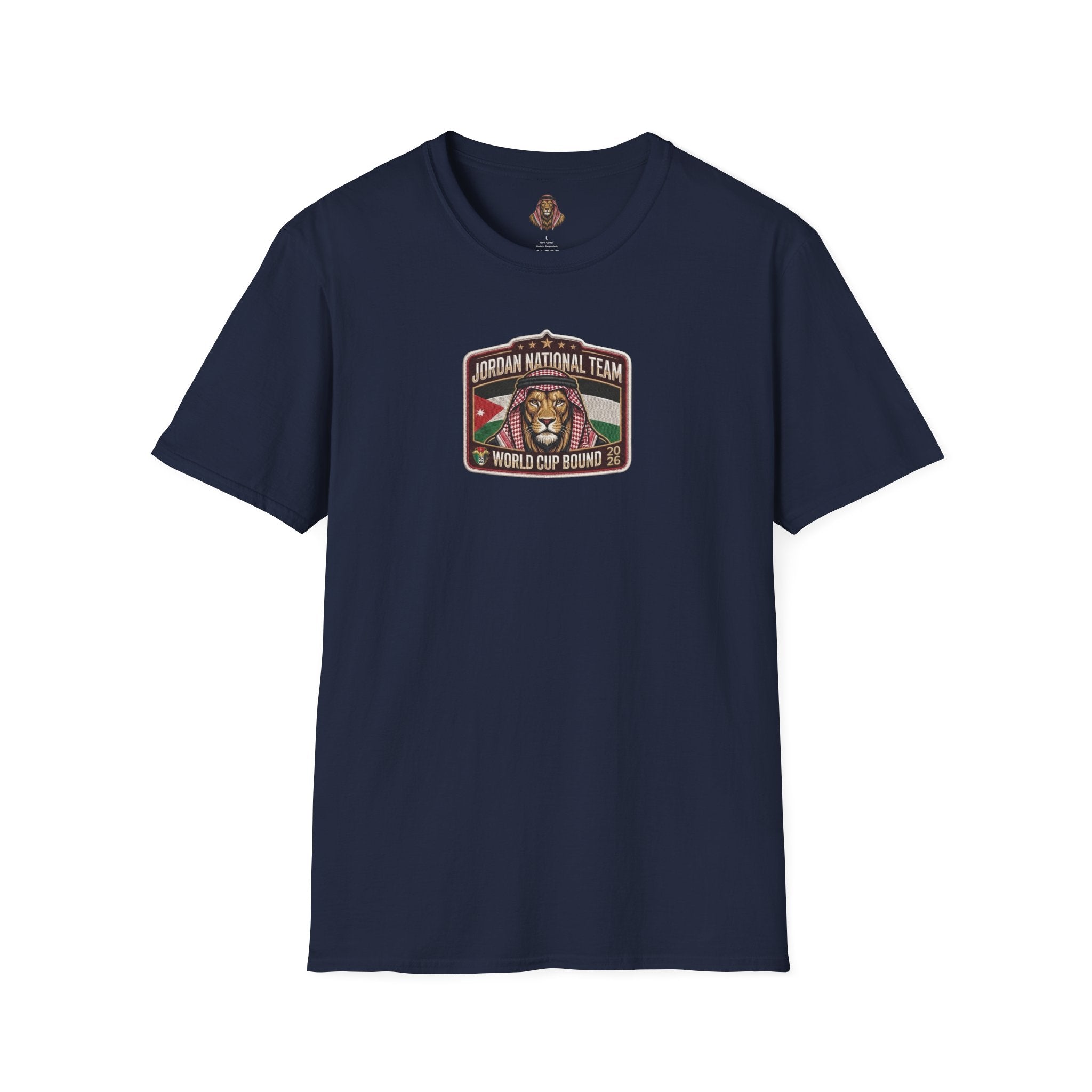 Jordan National Team Soccer T-Shirt — Vintage Jordan Flag Football Tee