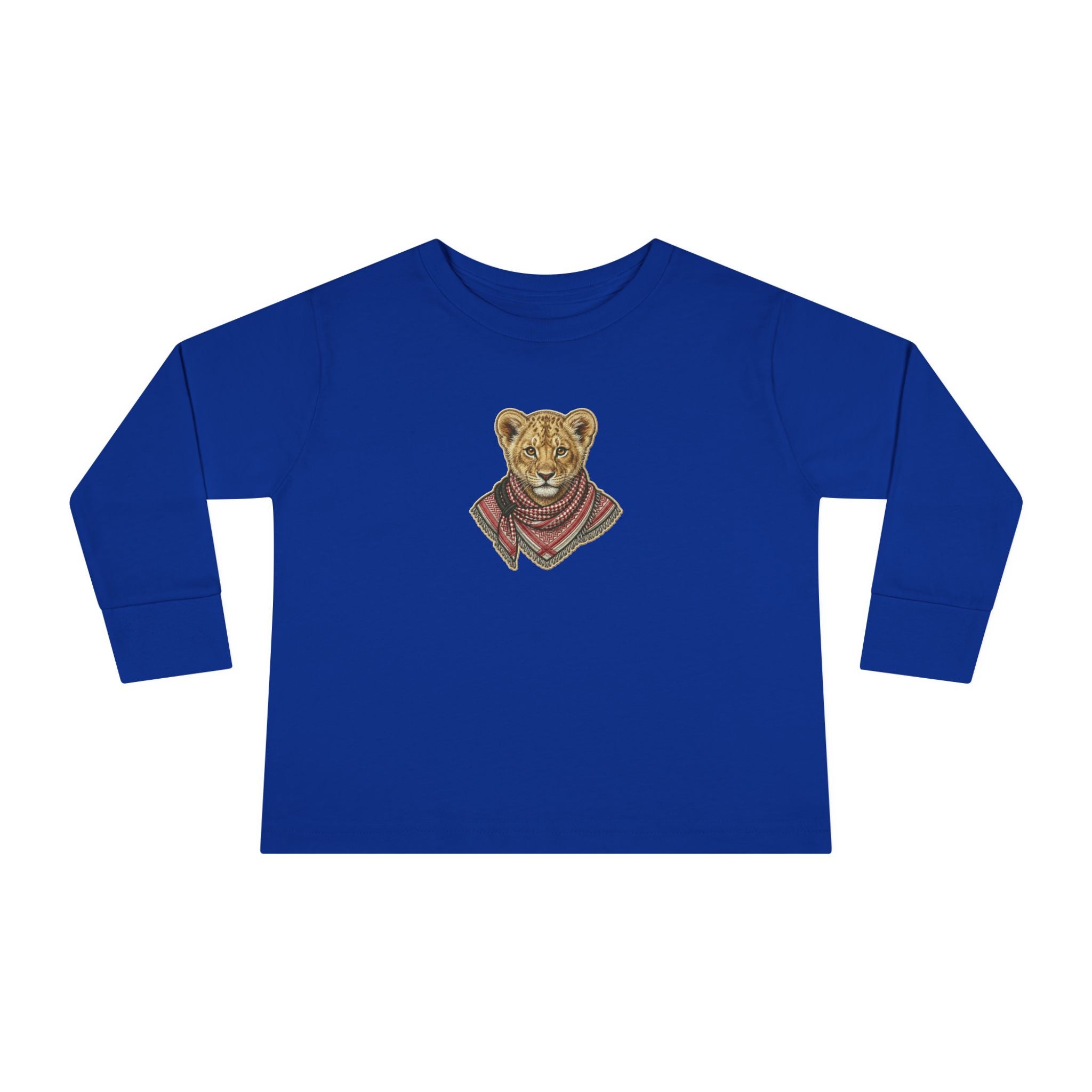 Lion Cub Bandana Toddler Long Sleeve Tee