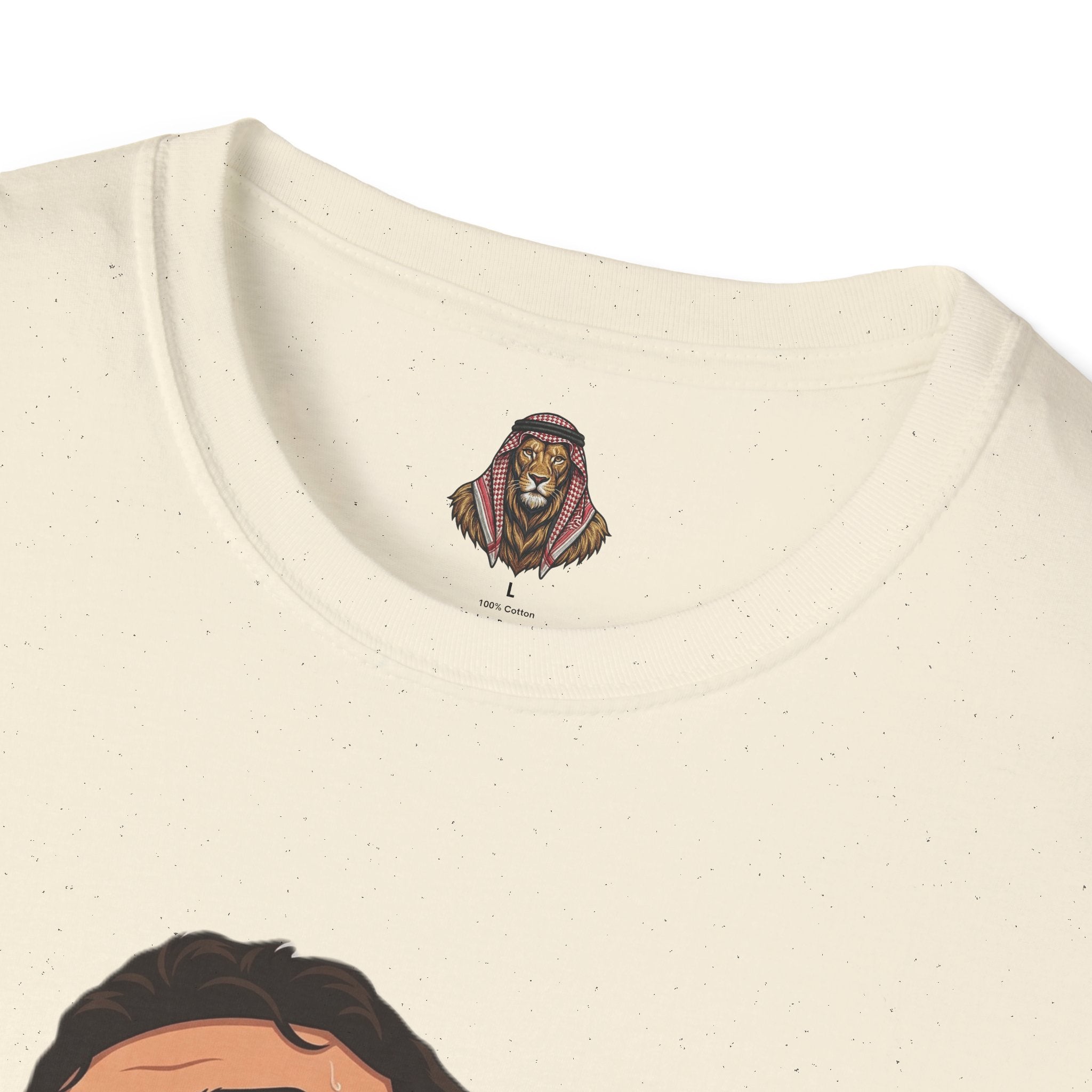 Soccer Player Illustration T-Shirt — 'Nashama' Clapping Crest