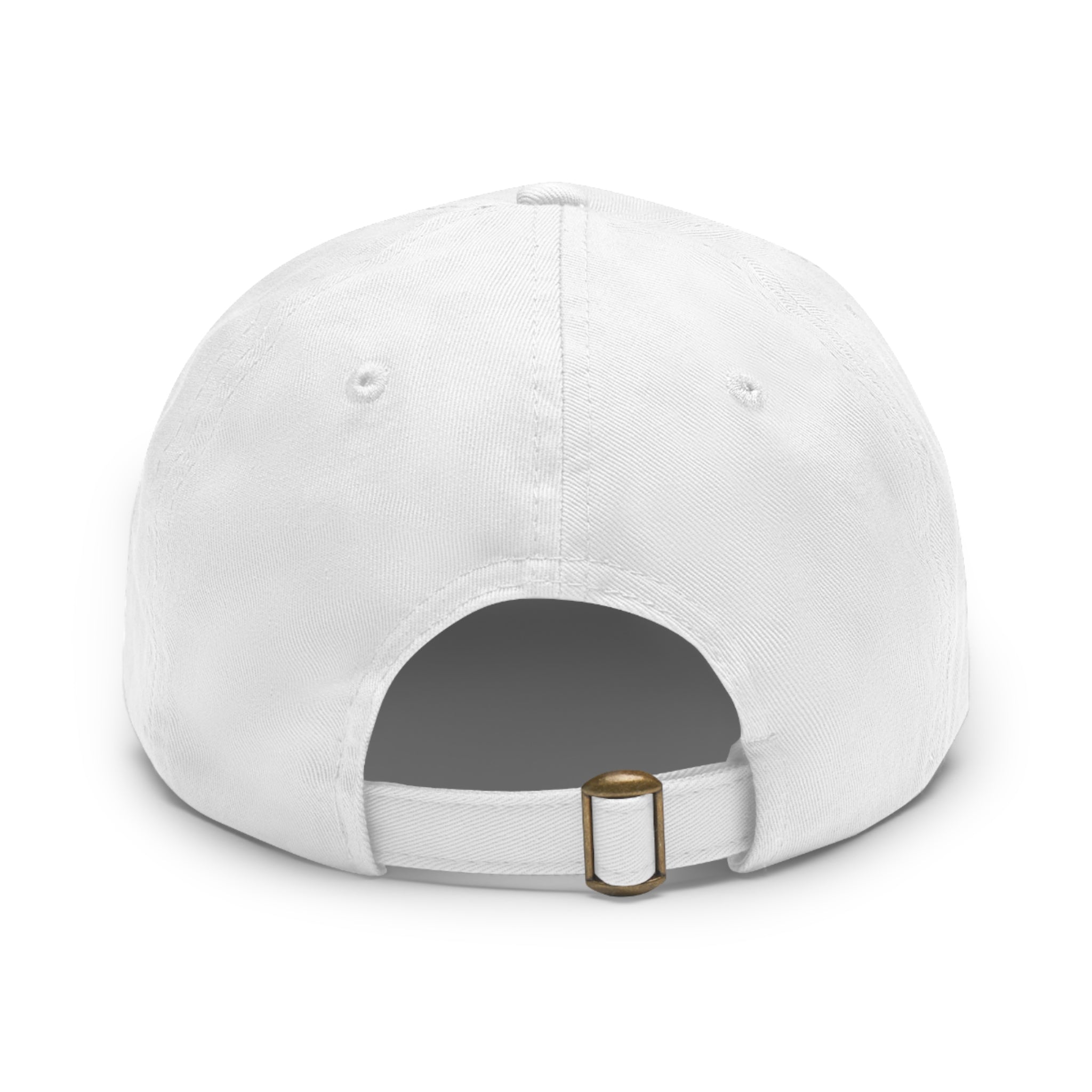 Lion in Keffiyeh Leather Patch Dad Hat — Cozy Desert Vibes, Gift for Him