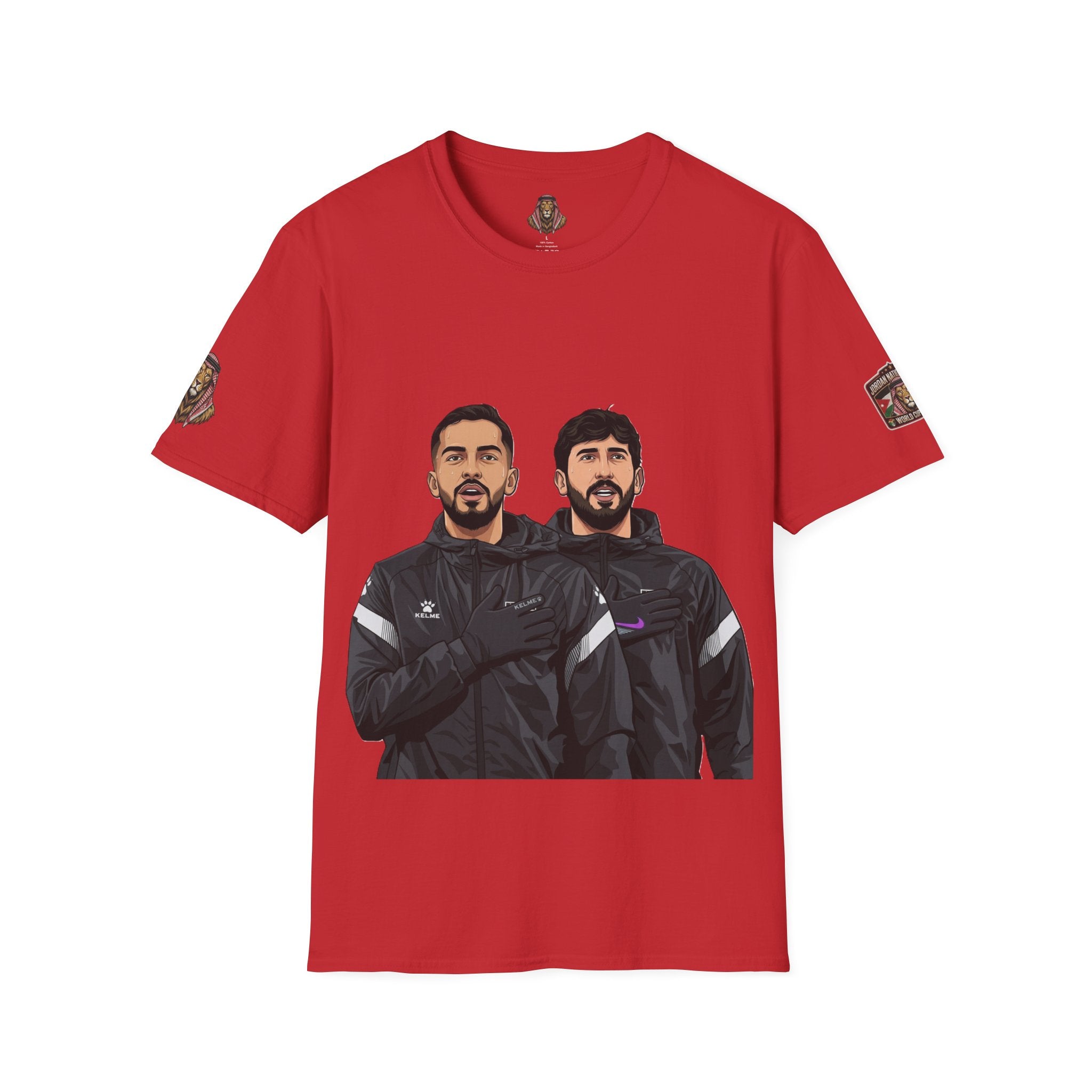 Jordan Nashama Soccer T-Shirt — Player Illustration & Crest