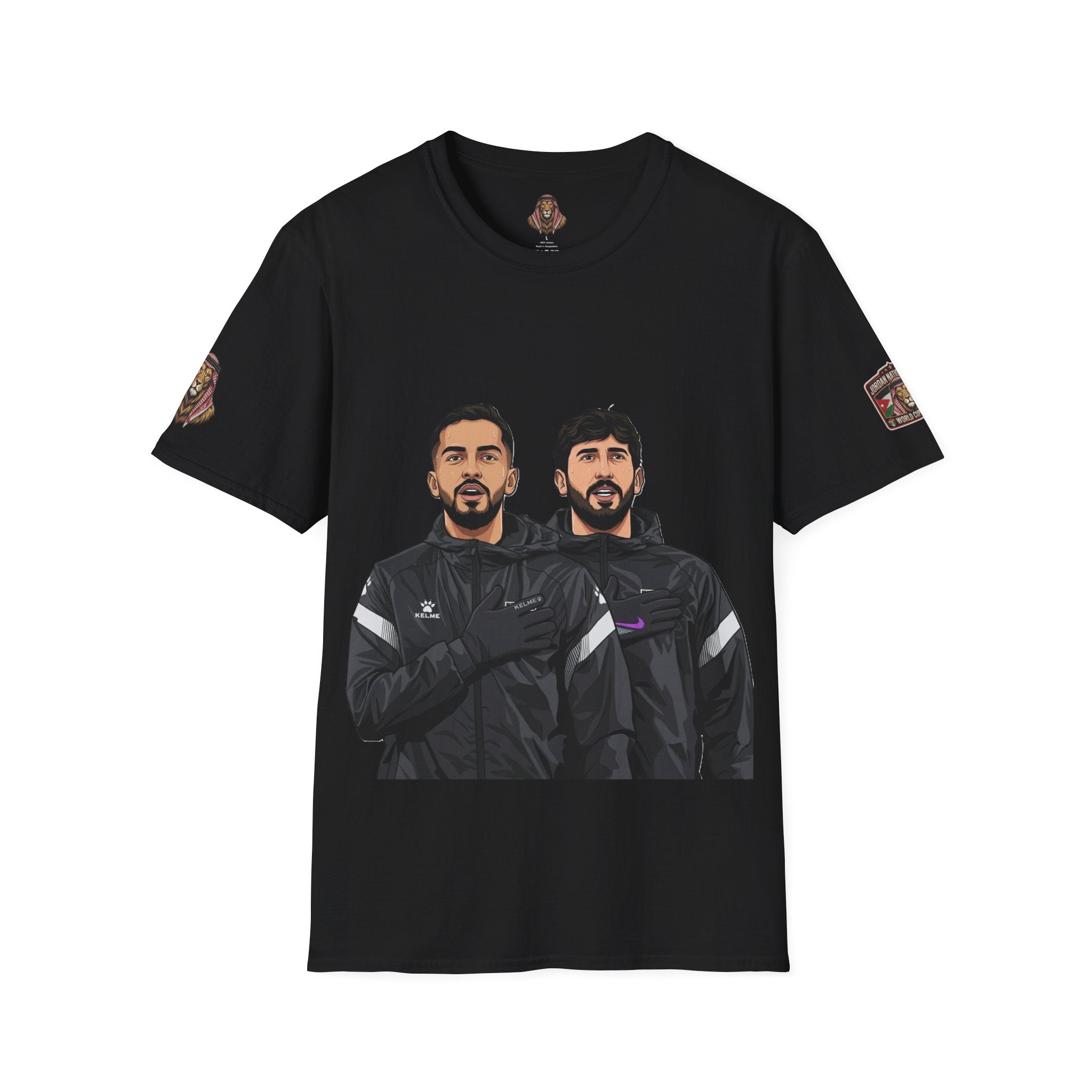 Jordan Nashama Soccer T-Shirt — Player Illustration & Crest