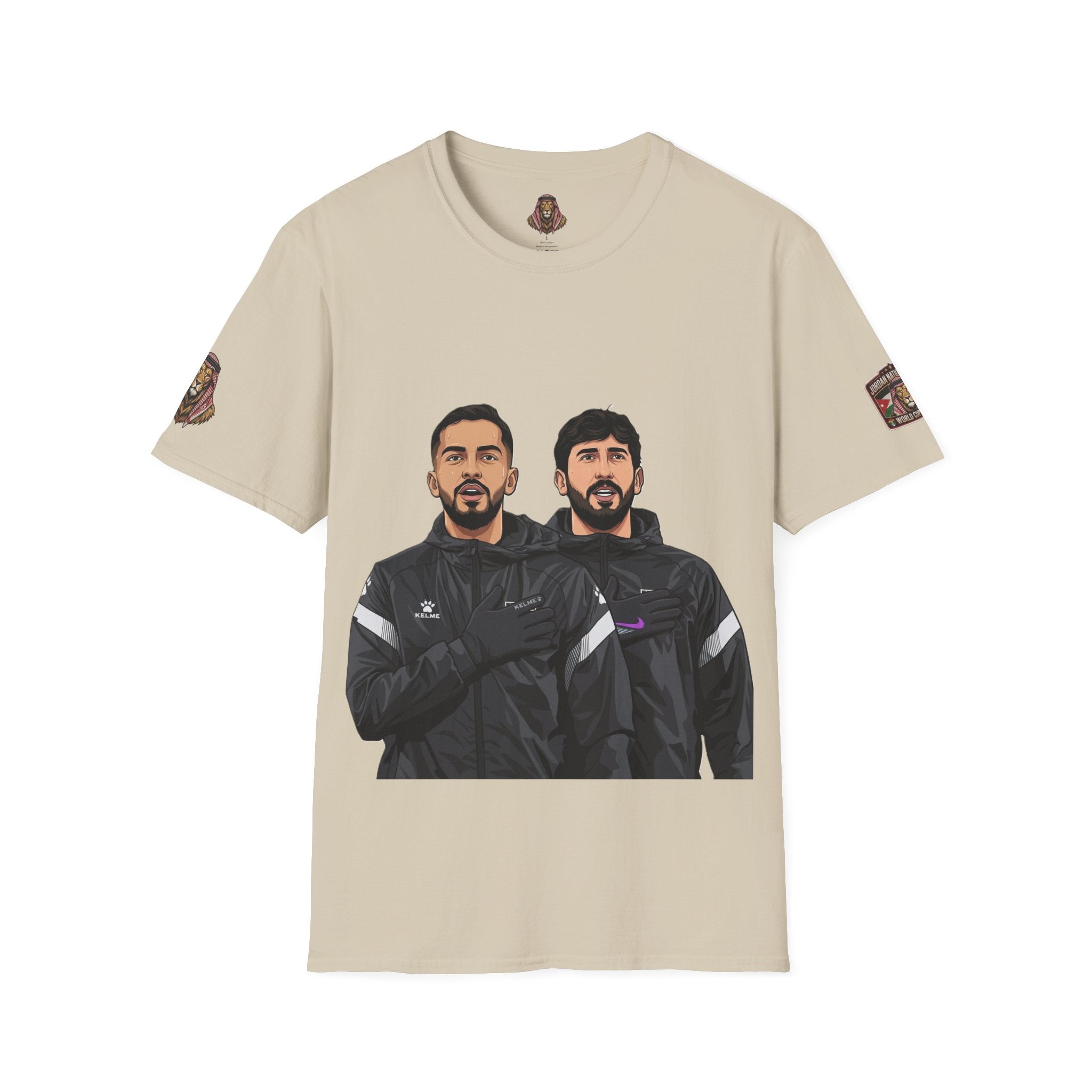 Jordan Nashama Soccer T-Shirt — Player Illustration & Crest