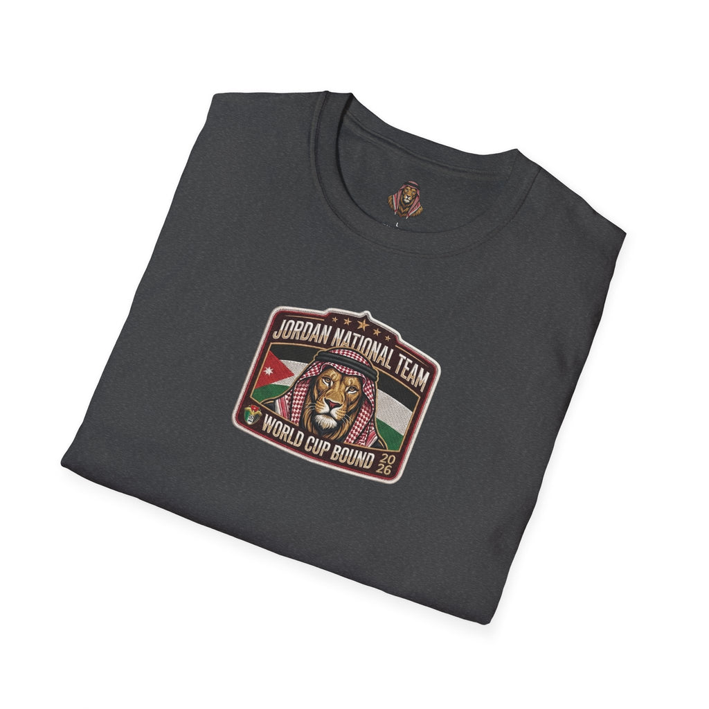 Jordan National Team Soccer T-Shirt — Vintage Jordan Flag Football Tee