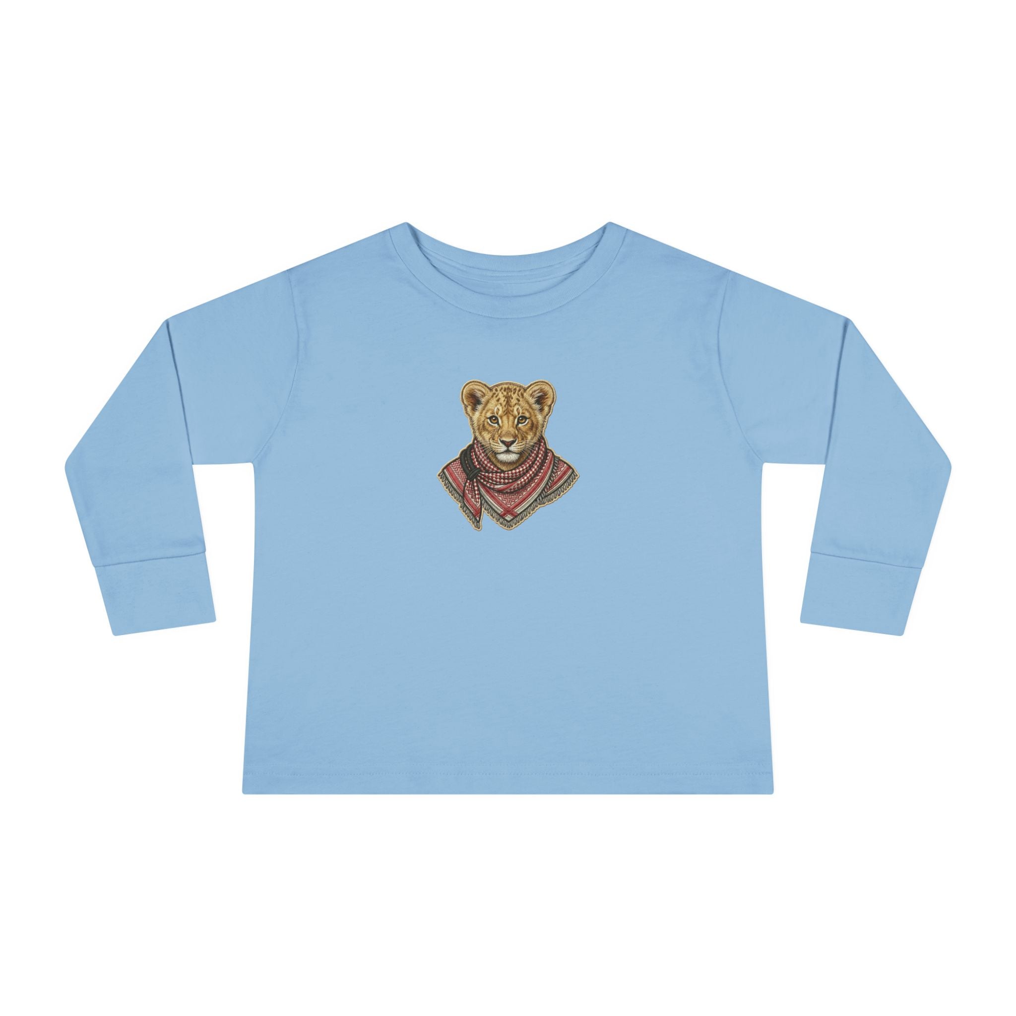 Lion Cub Bandana Toddler Long Sleeve Tee