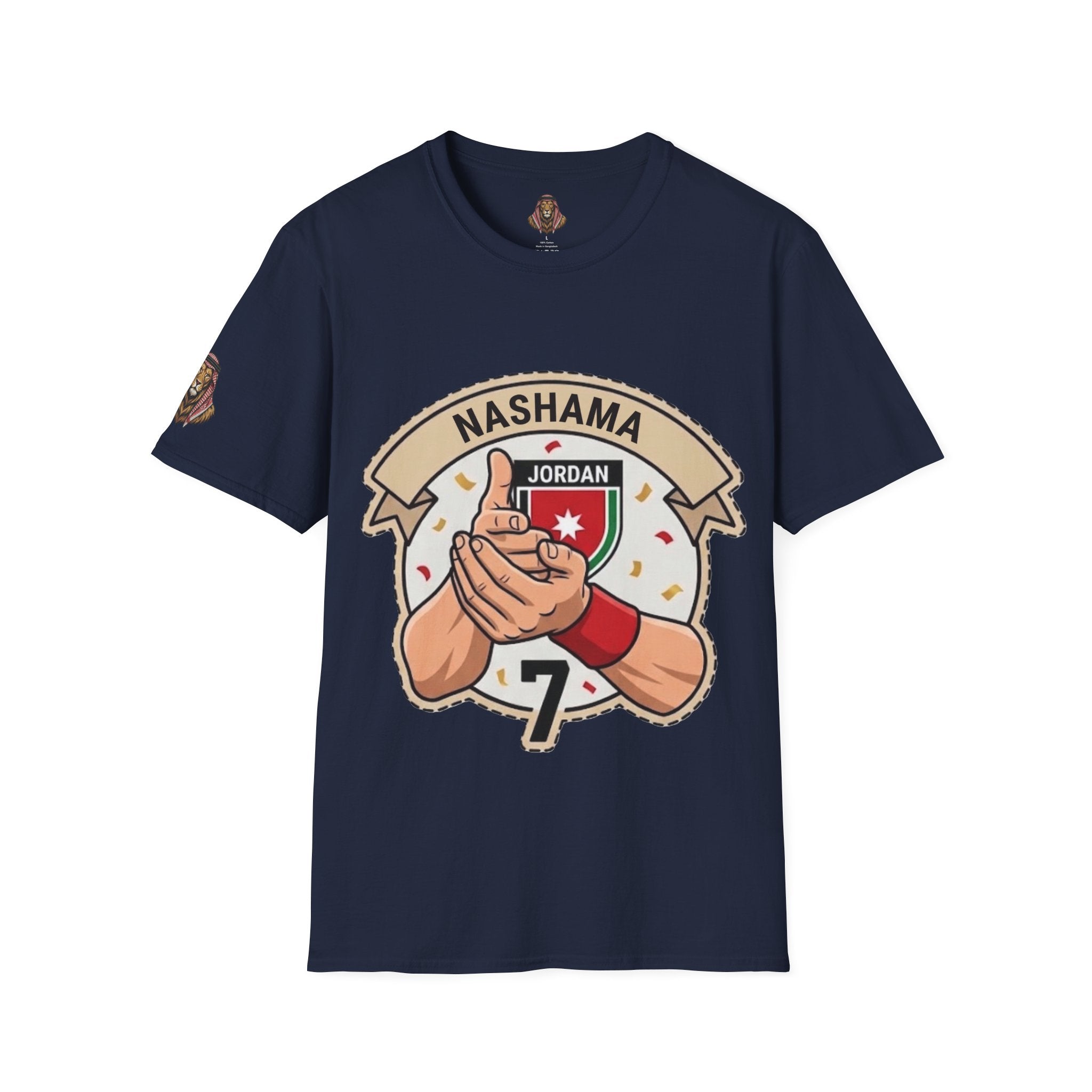 Jordan #7 Nashama Soccer T-Shirt — Jordanian Football Player Fan Tee
