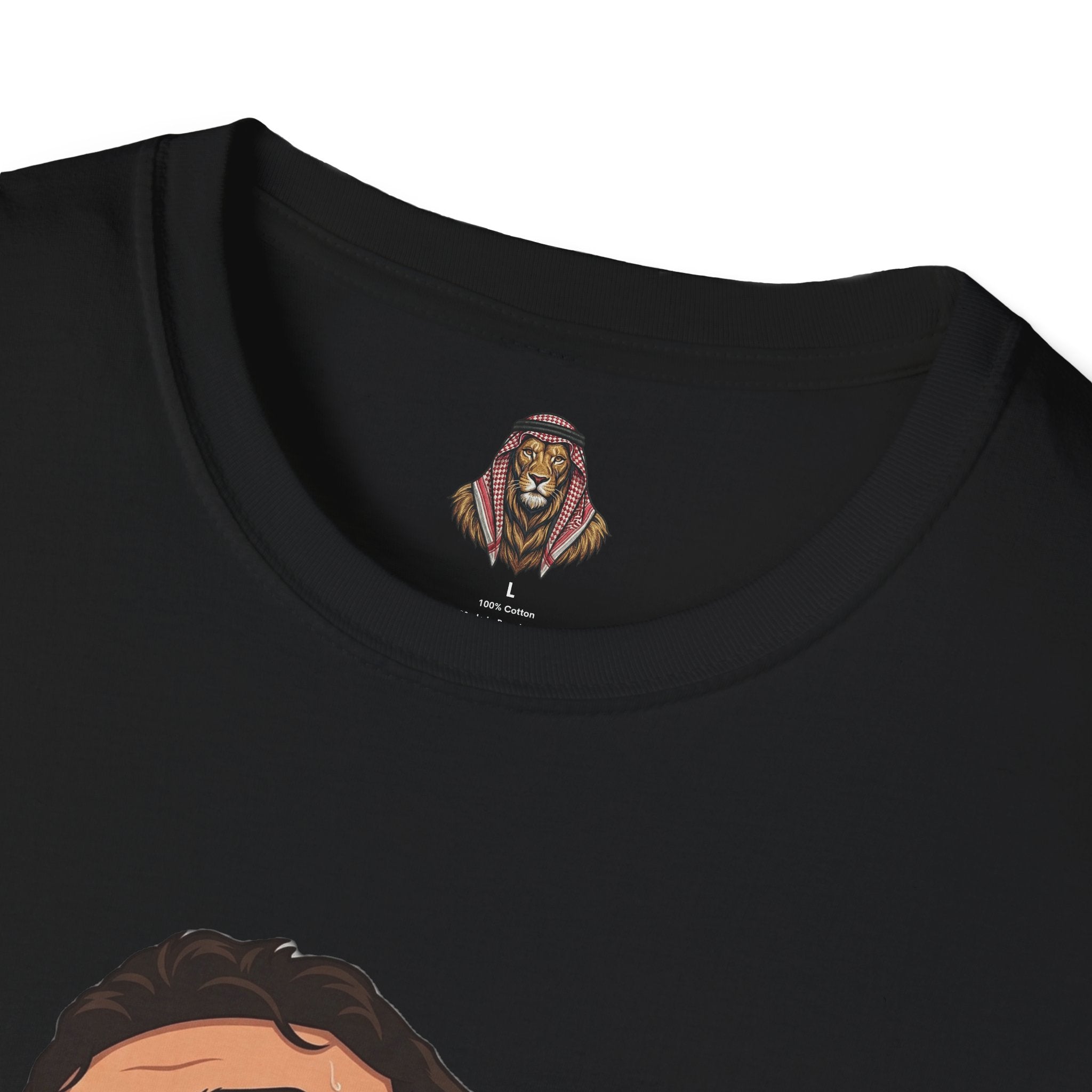 Soccer Player Illustration T-Shirt — 'Nashama' Clapping Crest