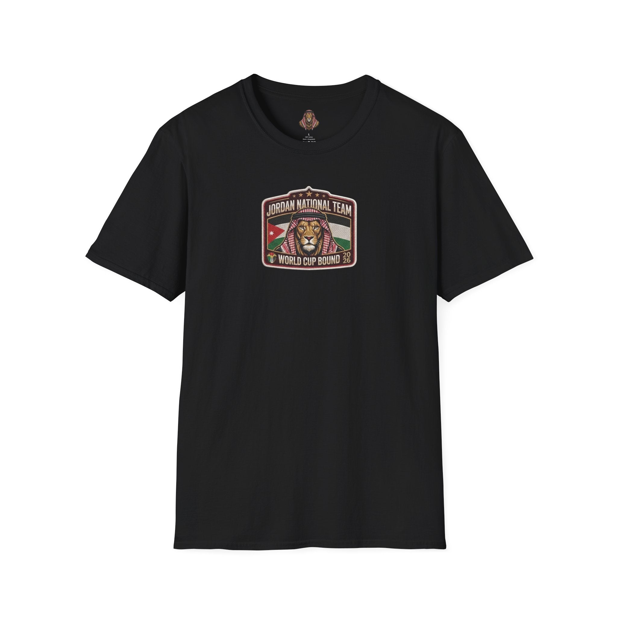 Jordan National Team Soccer T-Shirt — Vintage Jordan Flag Football Tee