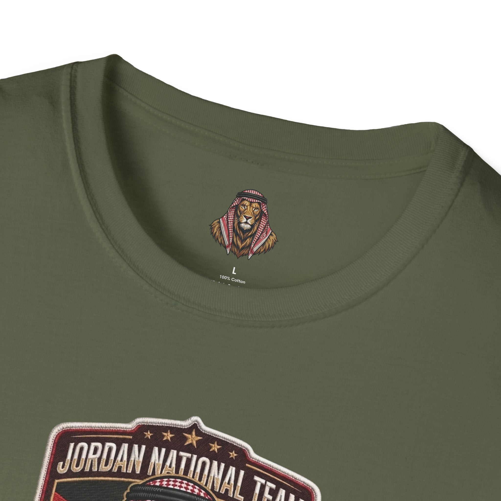 Jordan National Team Soccer T-Shirt — Vintage Jordan Flag Football Tee
