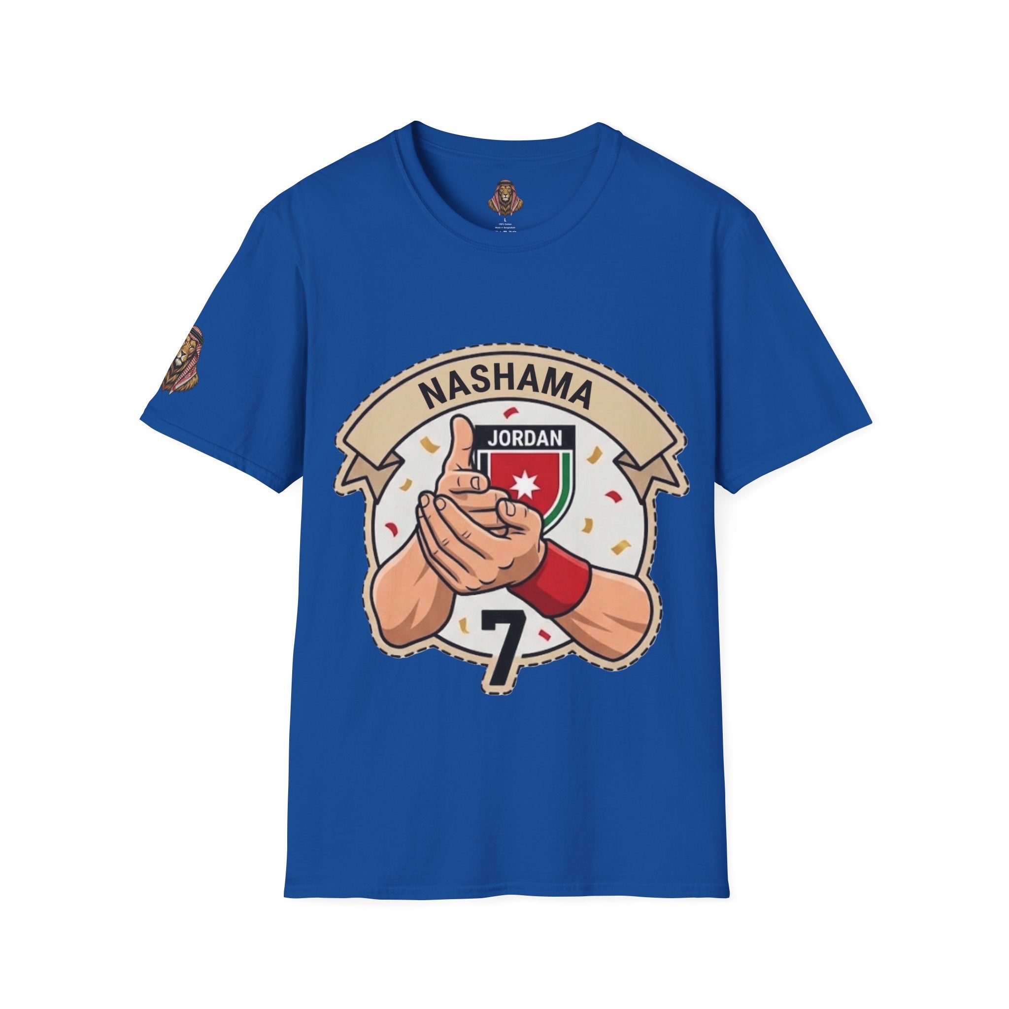 Jordan #7 Nashama Soccer T-Shirt — Jordanian Football Player Fan Tee
