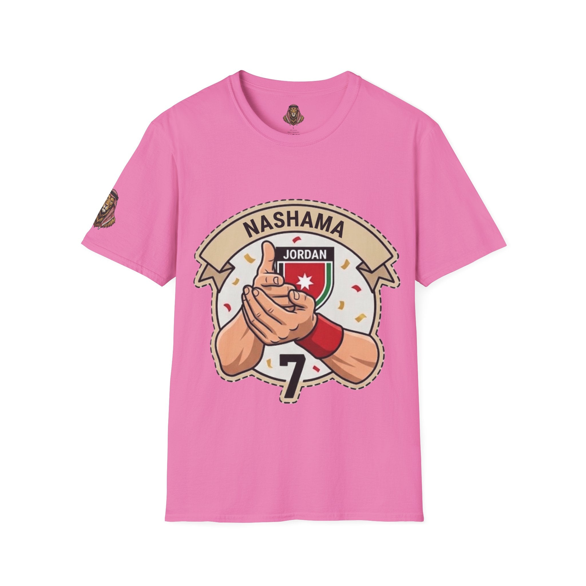 Jordan #7 Nashama Soccer T-Shirt — Jordanian Football Player Fan Tee