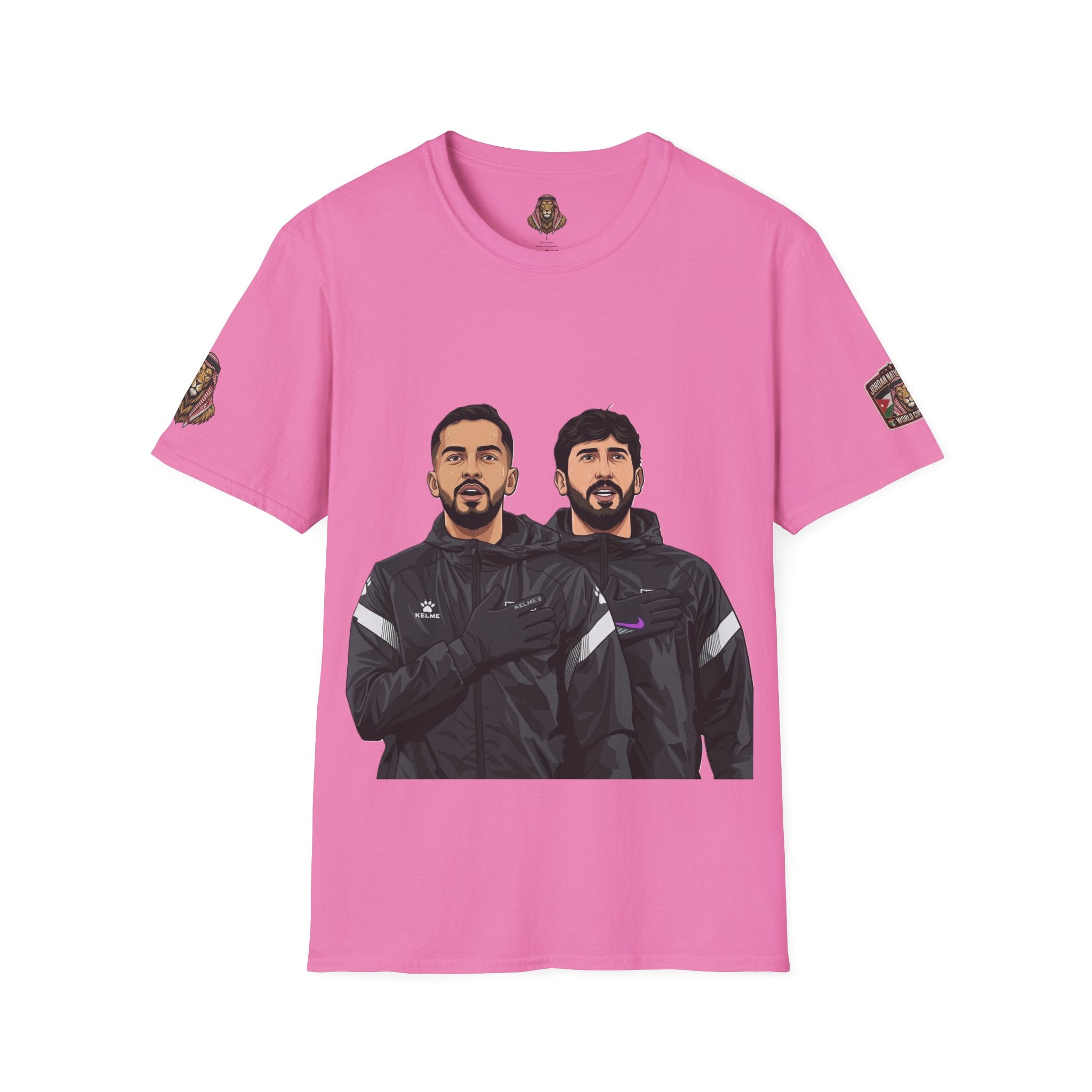 Jordan Nashama Soccer T-Shirt — Player Illustration & Crest