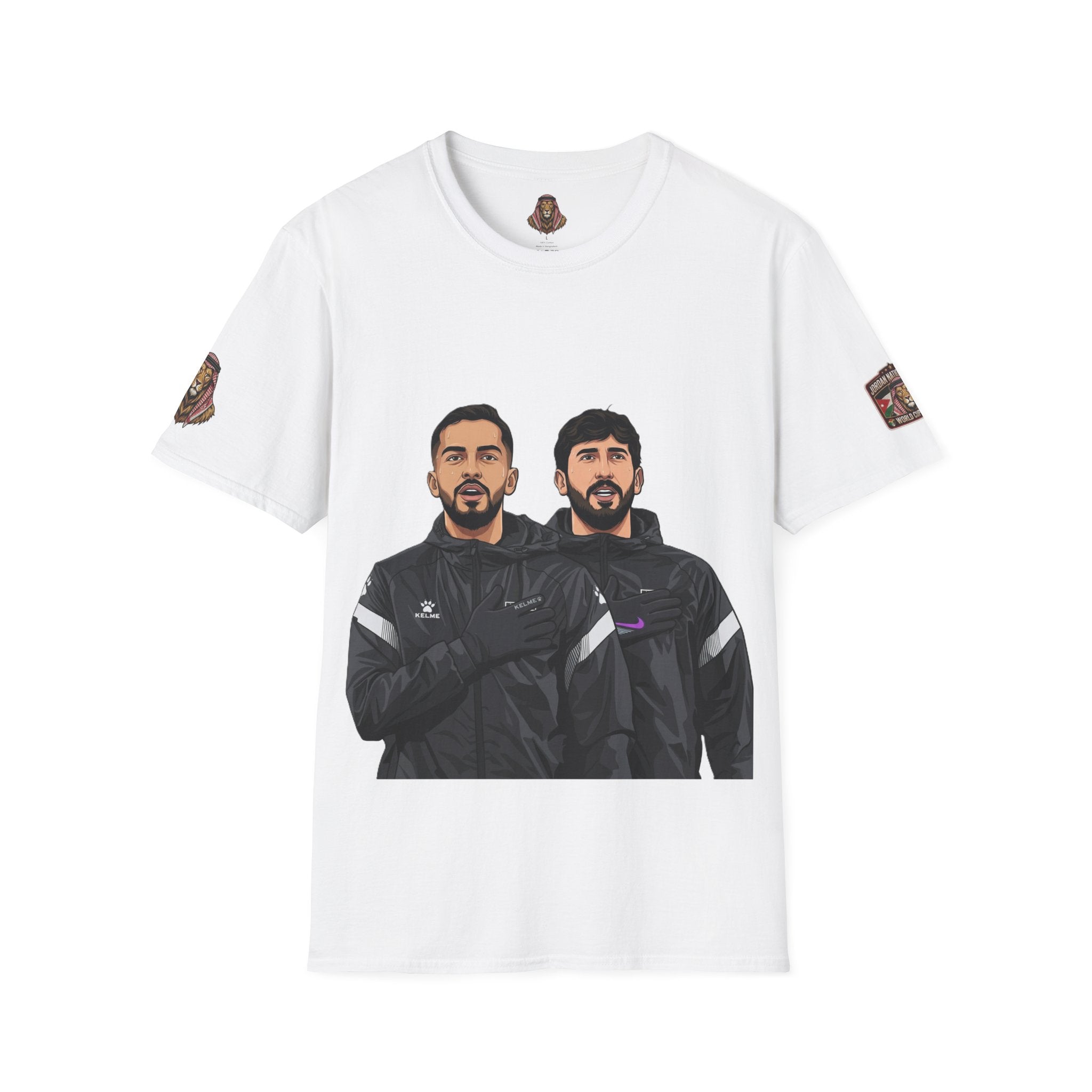 Jordan Nashama Soccer T-Shirt — Player Illustration & Crest