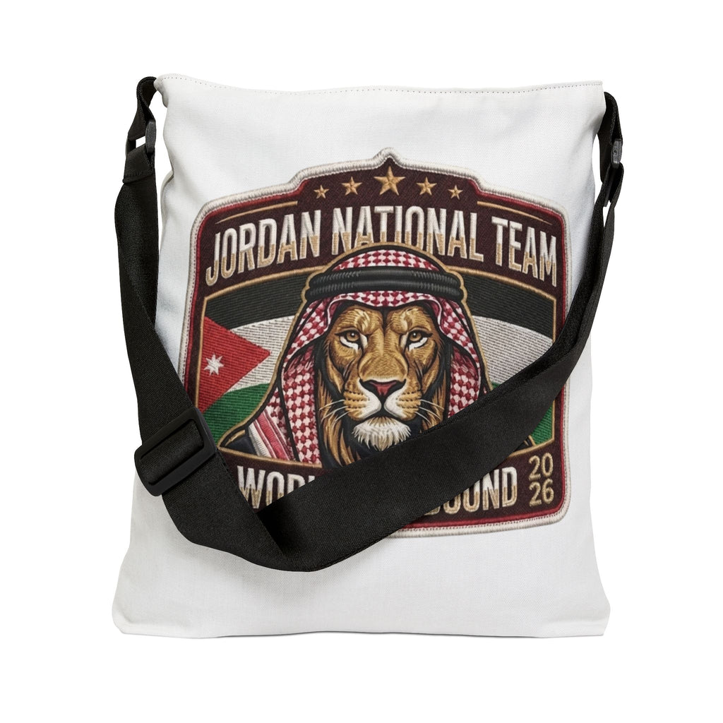 Jordan National Team Lion Tote Bag — World Cup Bound Adjustable Shoulder Tote