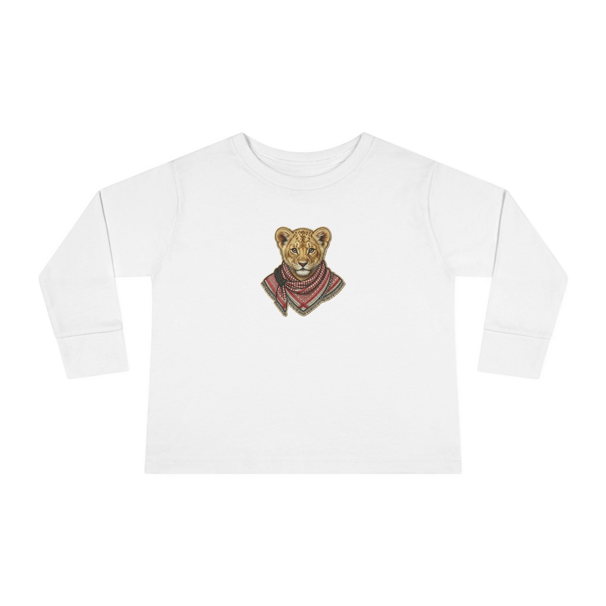 Lion Cub Bandana Toddler Long Sleeve Tee