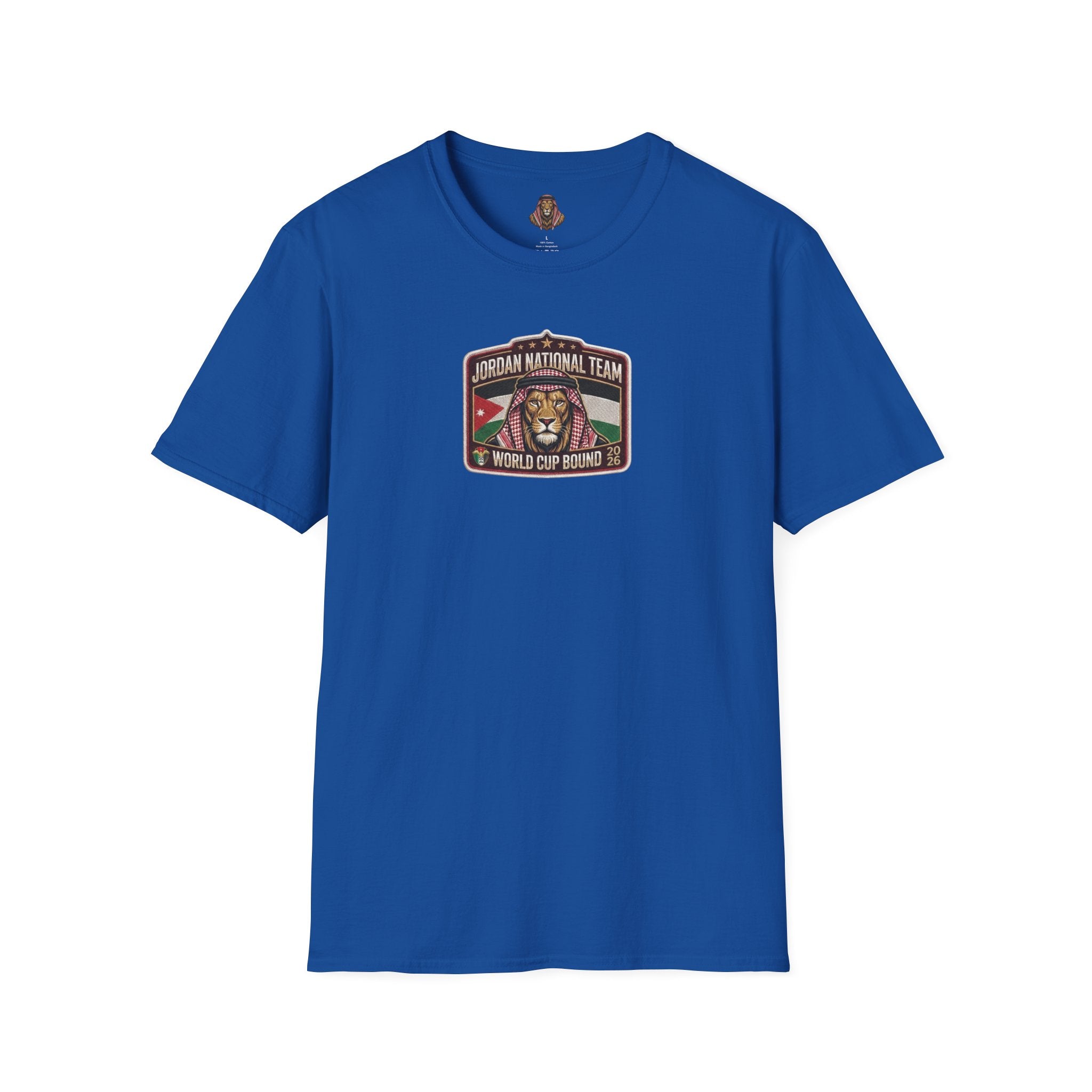 Jordan National Team Soccer T-Shirt — Vintage Jordan Flag Football Tee
