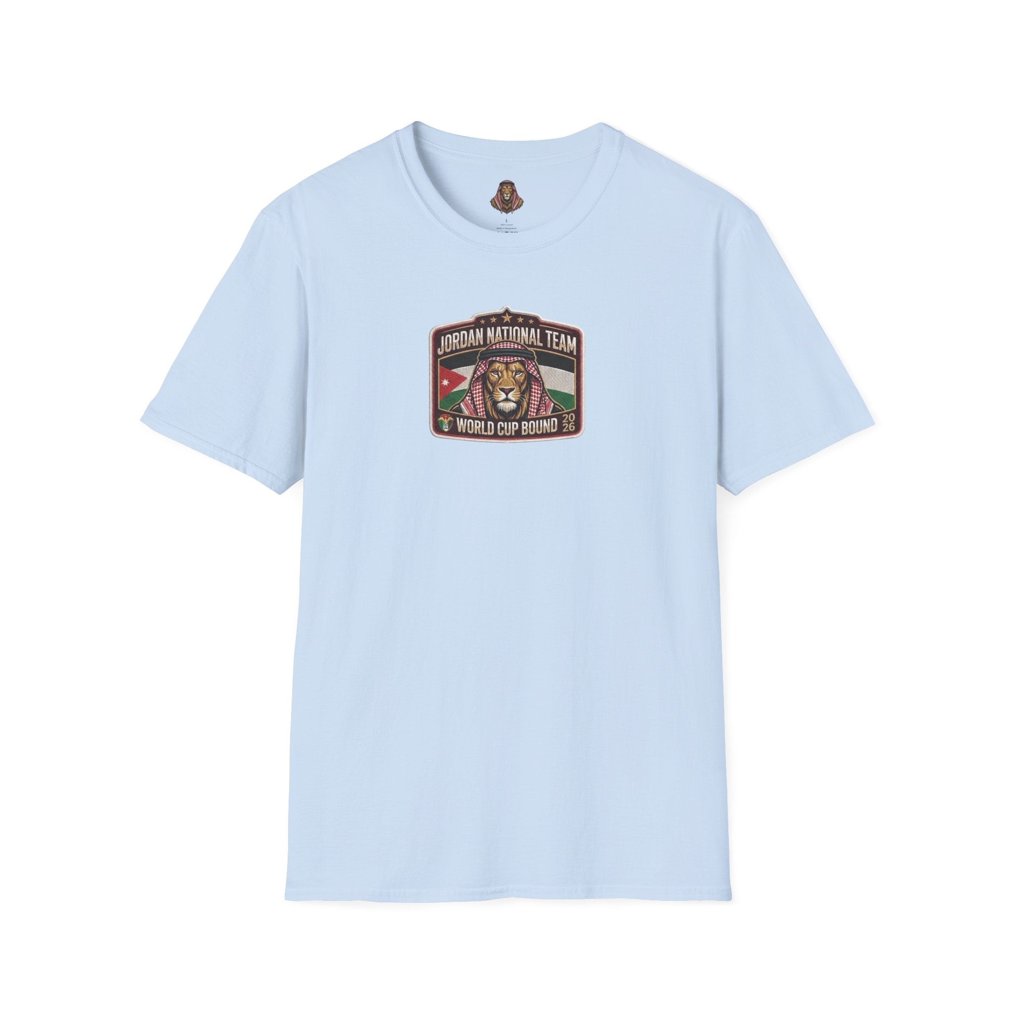 Jordan National Team Soccer T-Shirt — Vintage Jordan Flag Football Tee