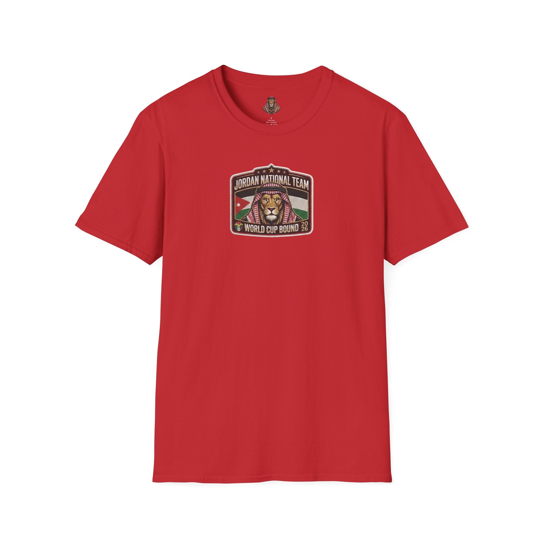 Jordan National Team Soccer T-Shirt — Vintage Jordan Flag Football Tee