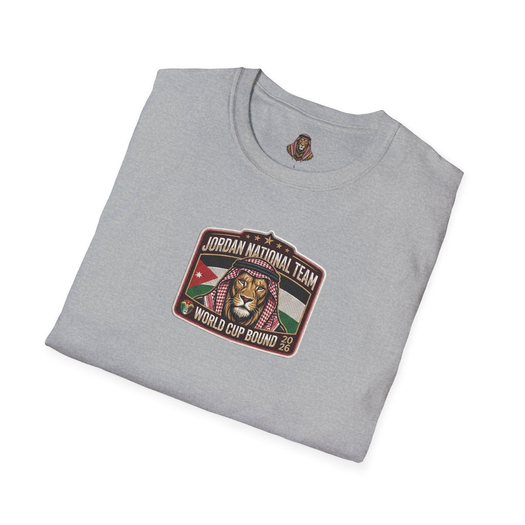 Jordan National Team Soccer T-Shirt — Vintage Jordan Flag Football Tee