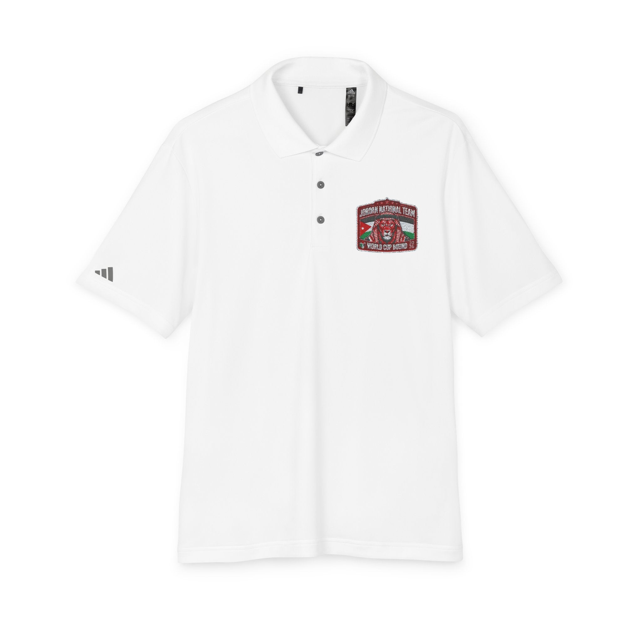 Performance Polo — Vintage Fire Department Patch Design