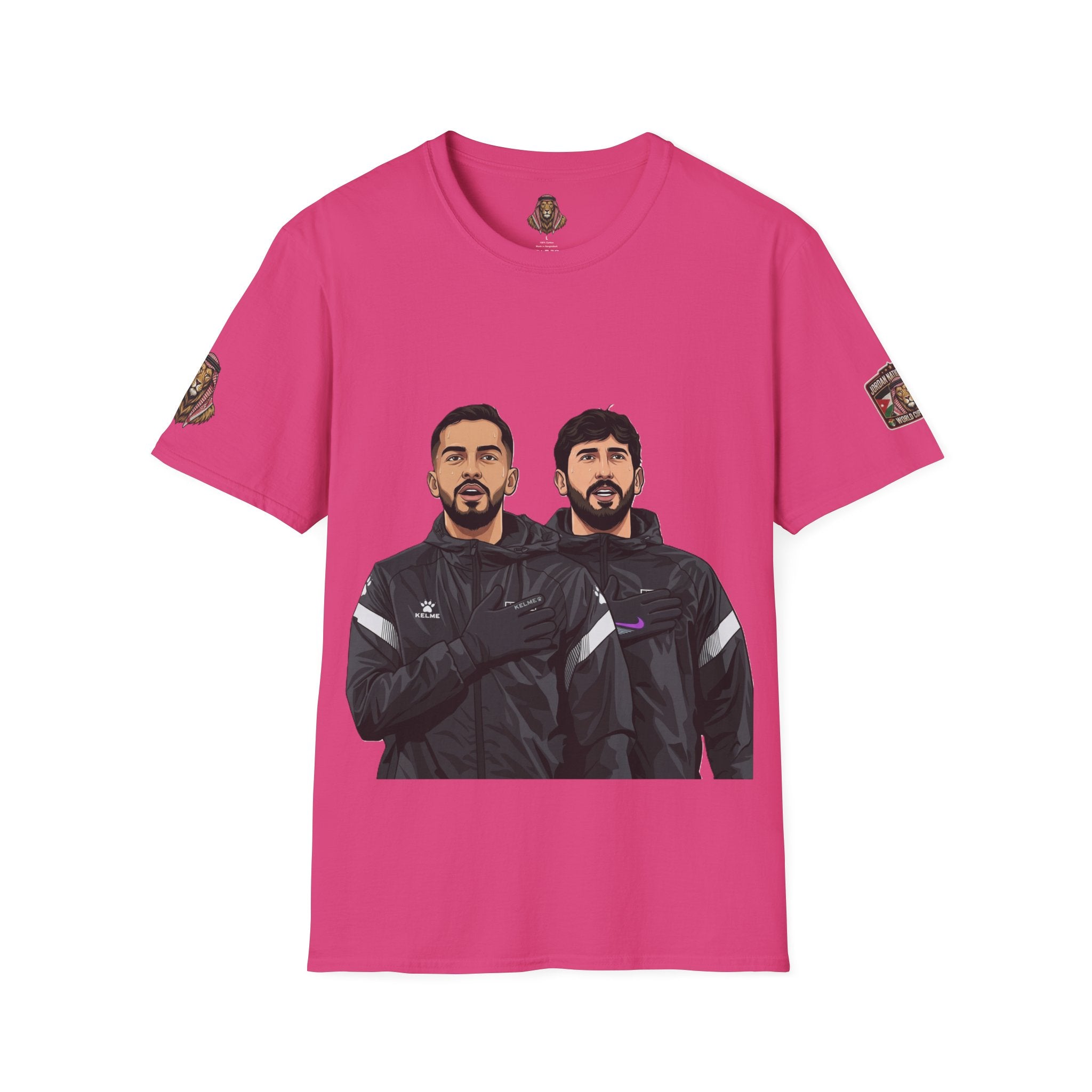 Jordan Nashama Soccer T-Shirt — Player Illustration & Crest