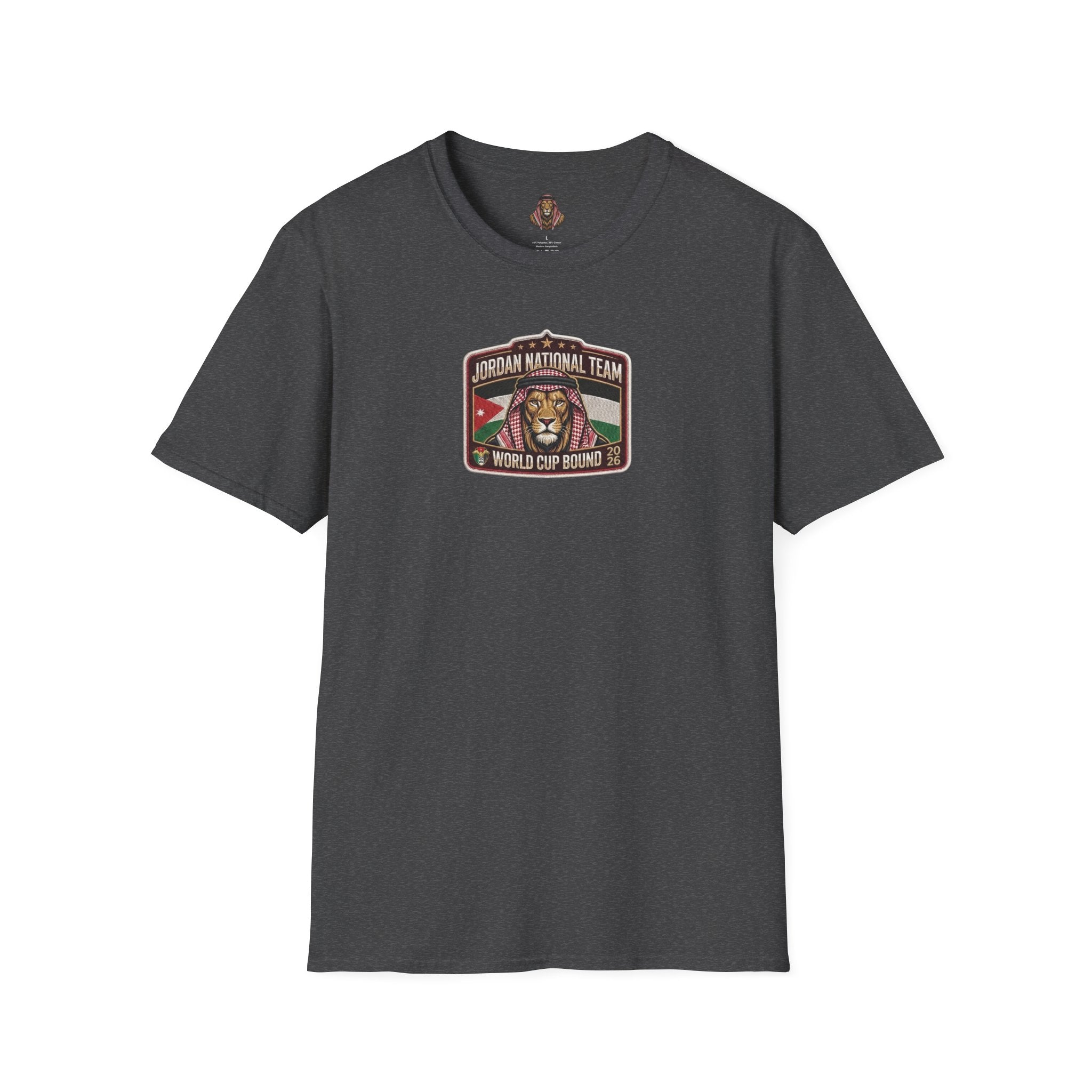 Jordan National Team Soccer T-Shirt — Vintage Jordan Flag Football Tee