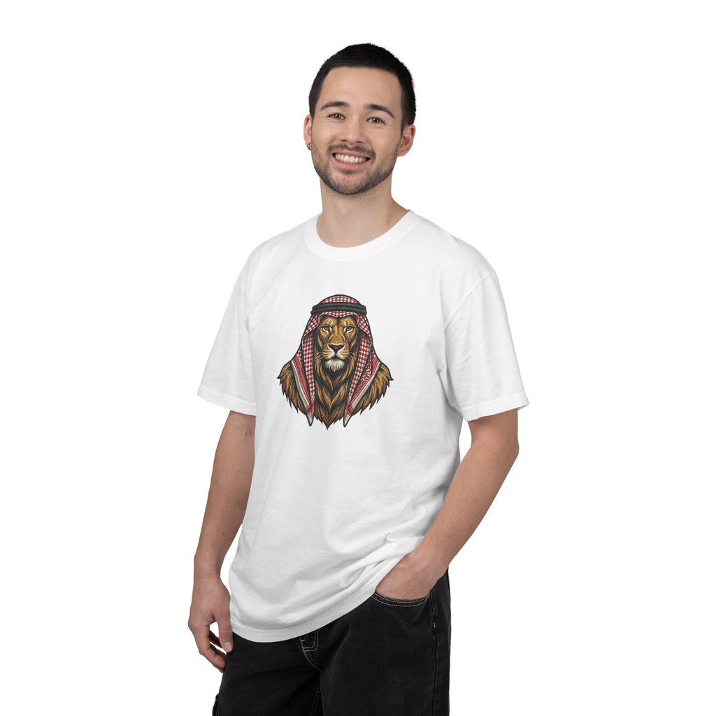Lion in Keffiyeh T-Shirt — Nashmi 962 Graphic Tee