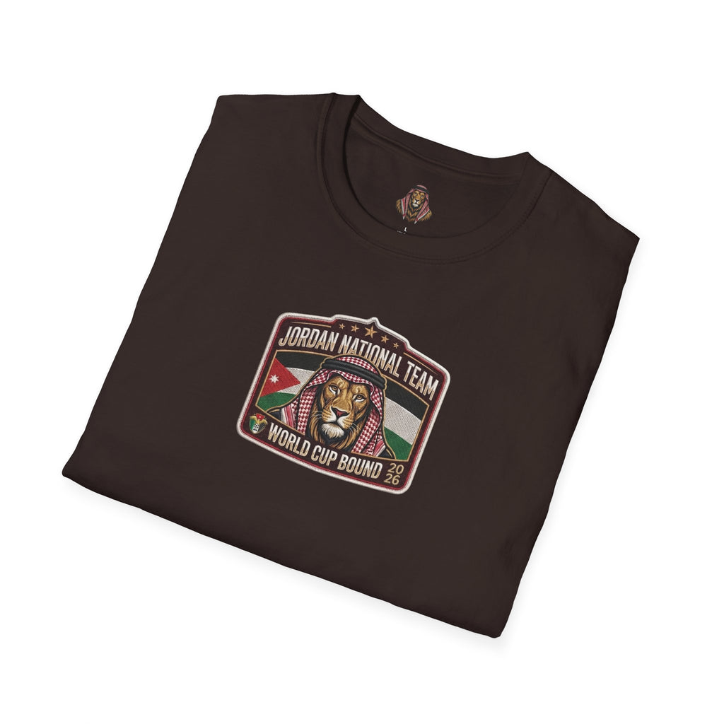 Jordan National Team Soccer T-Shirt — Vintage Jordan Flag Football Tee
