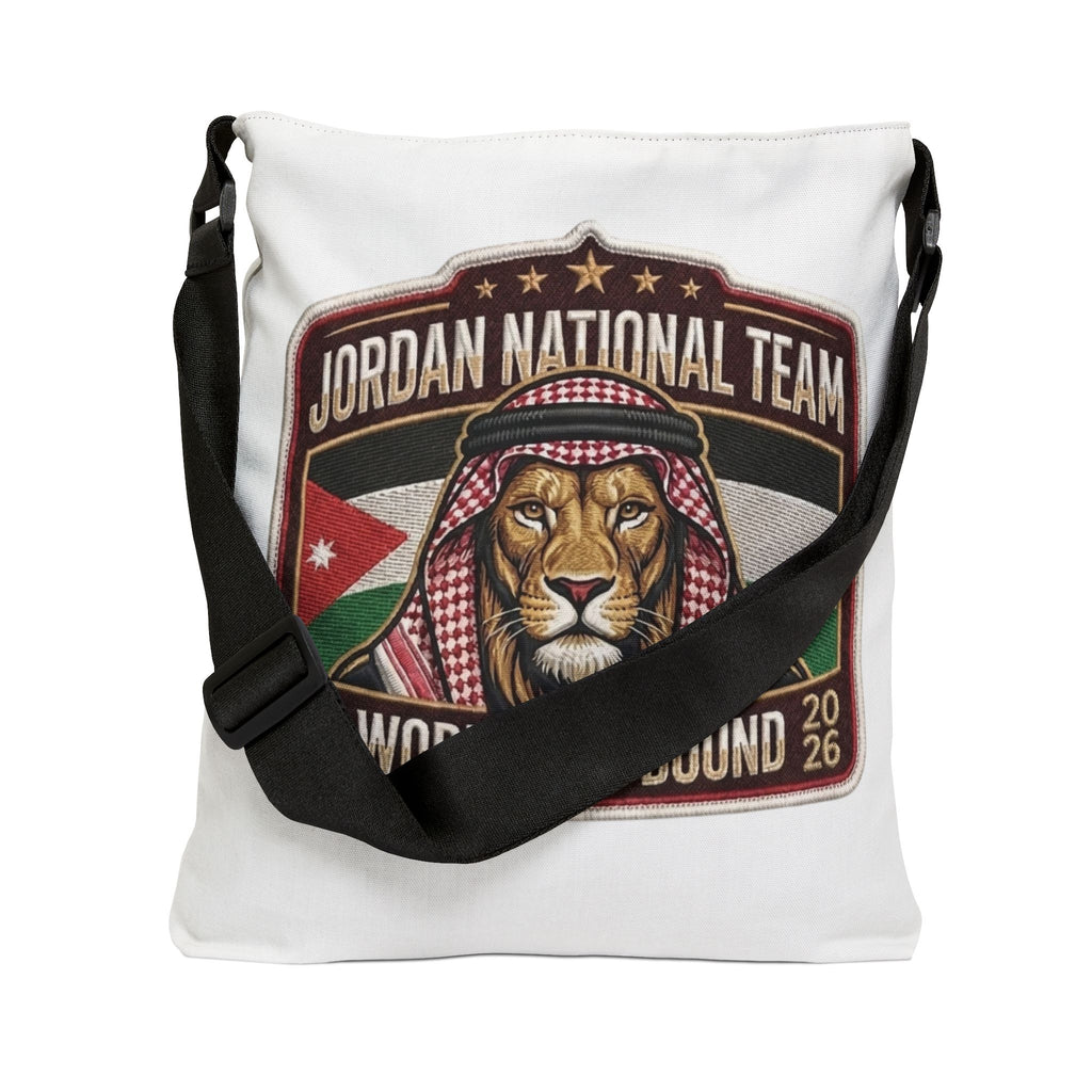 Jordan National Team Lion Tote Bag — World Cup Bound Adjustable Shoulder Tote