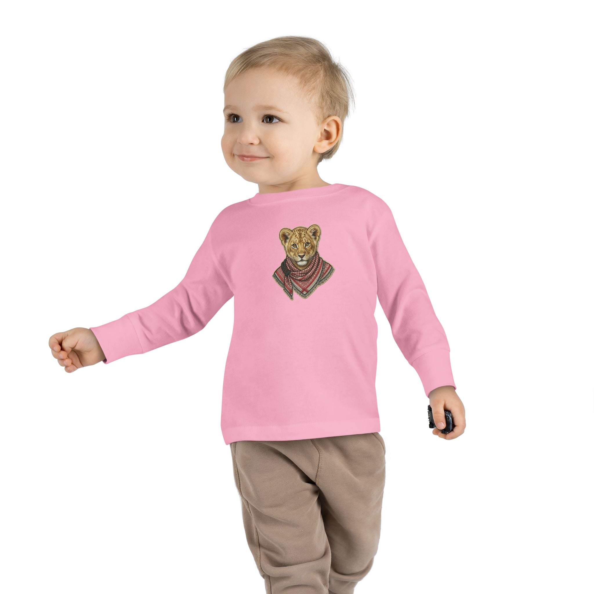 Lion Cub Bandana Toddler Long Sleeve Tee