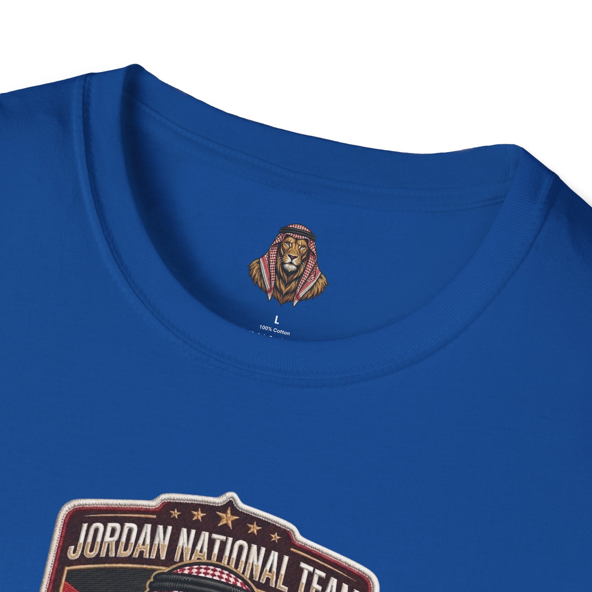 Jordan National Team Soccer T-Shirt — Vintage Jordan Flag Football Tee