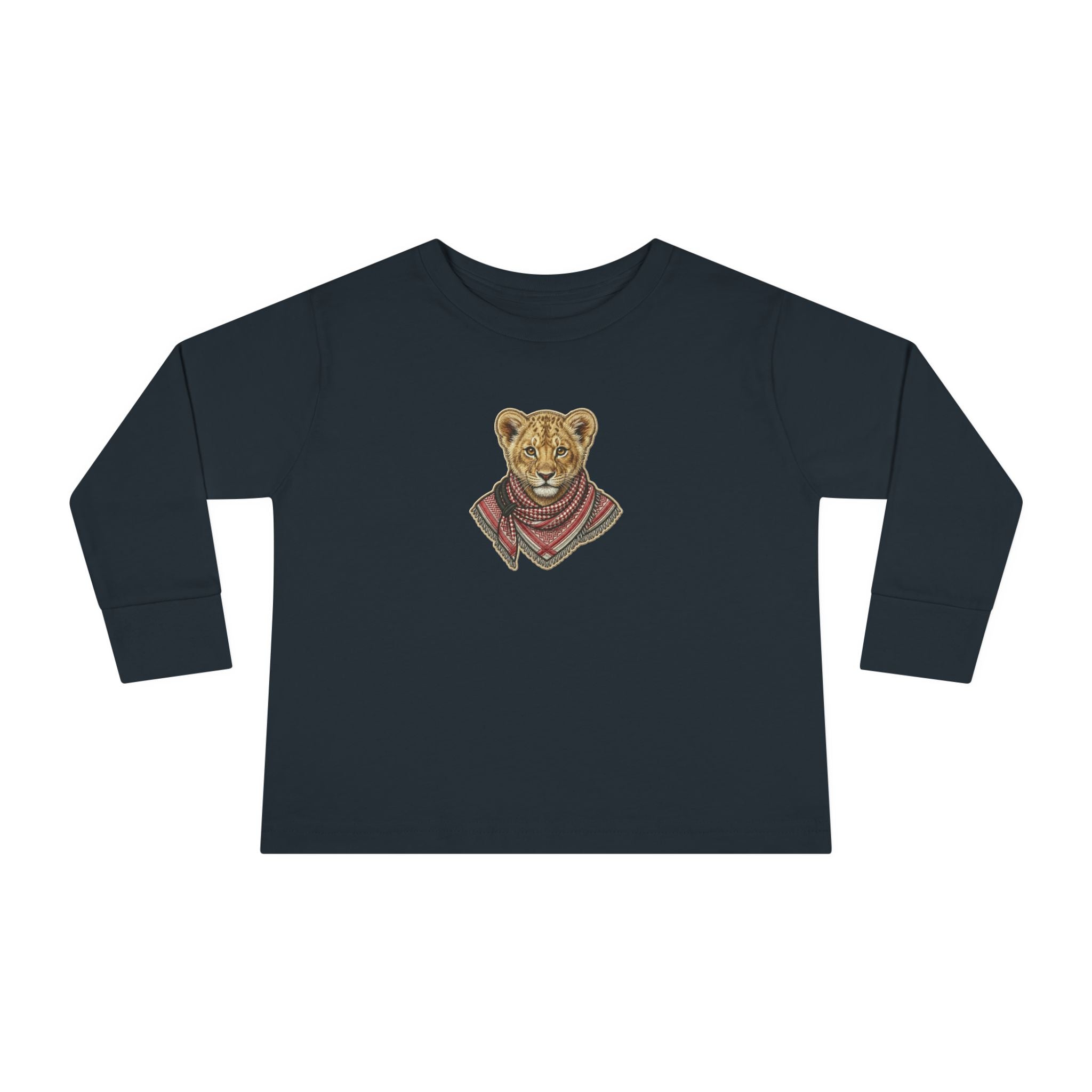 Lion Cub Bandana Toddler Long Sleeve Tee