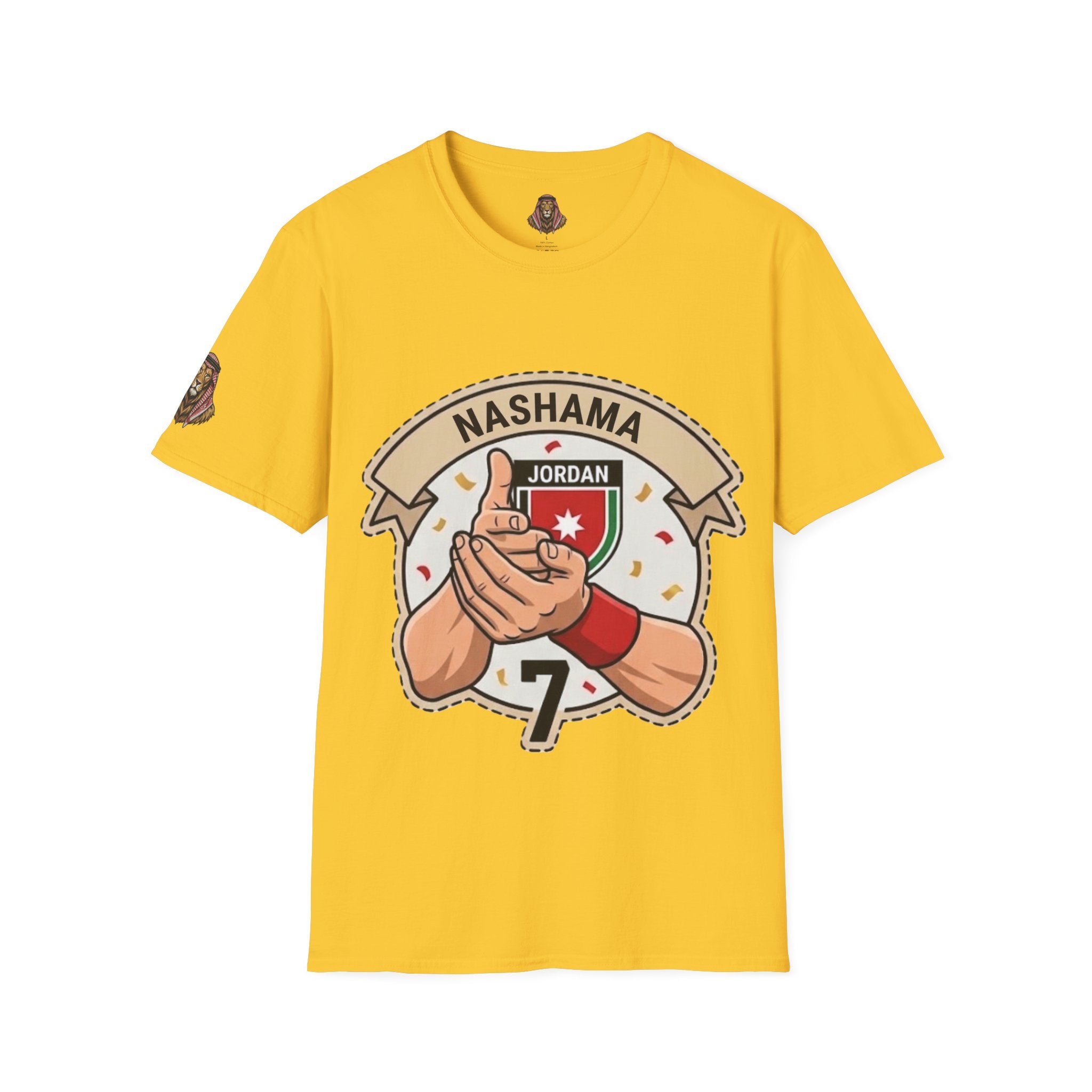 Jordan #7 Nashama Soccer T-Shirt — Jordanian Football Player Fan Tee