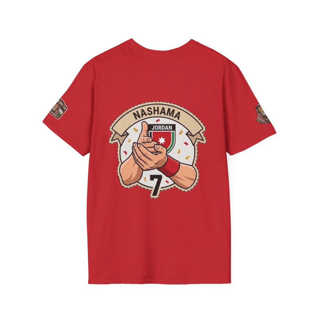 Jordan Nashama Soccer T-Shirt — Player Illustration & Crest