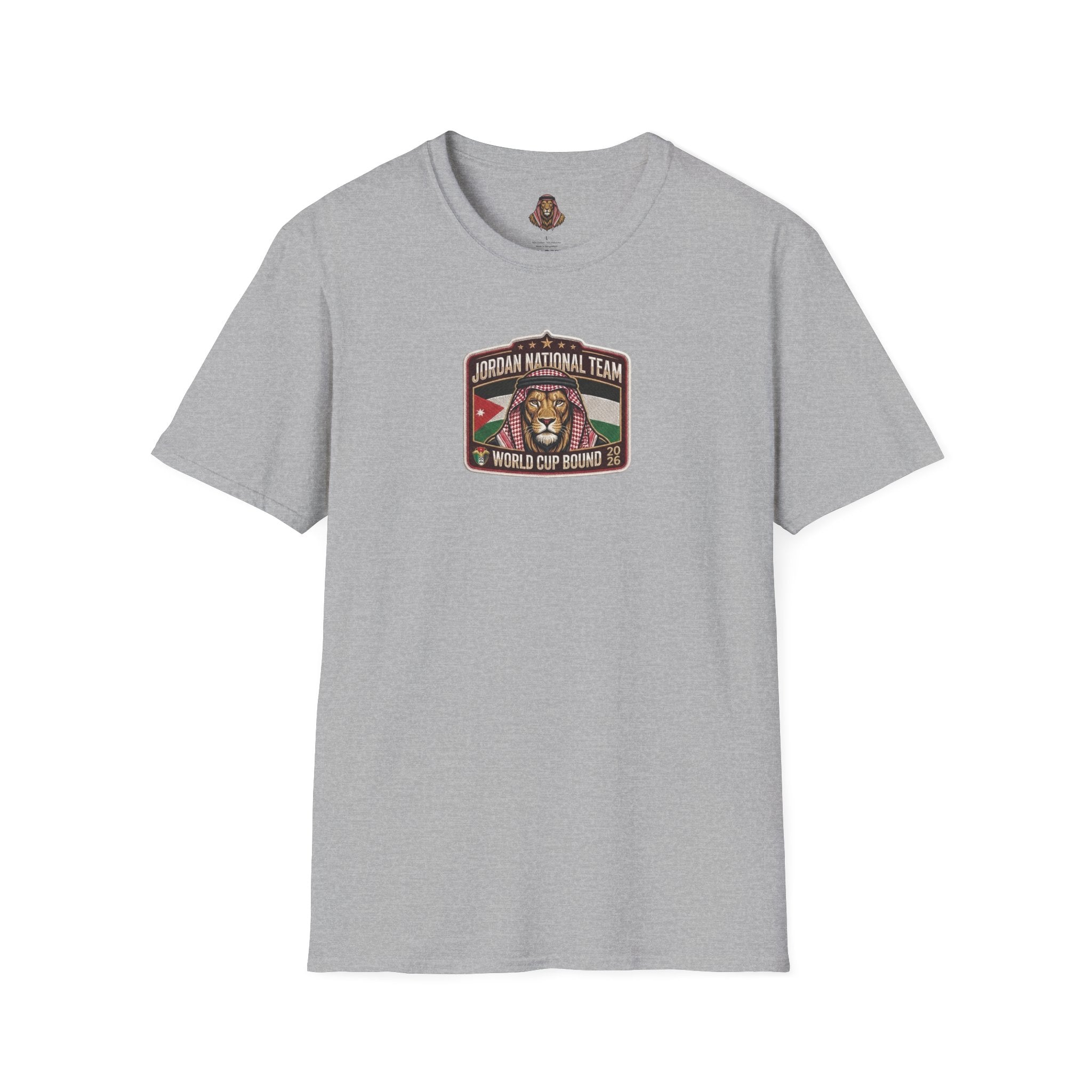 Jordan National Team Soccer T-Shirt — Vintage Jordan Flag Football Tee