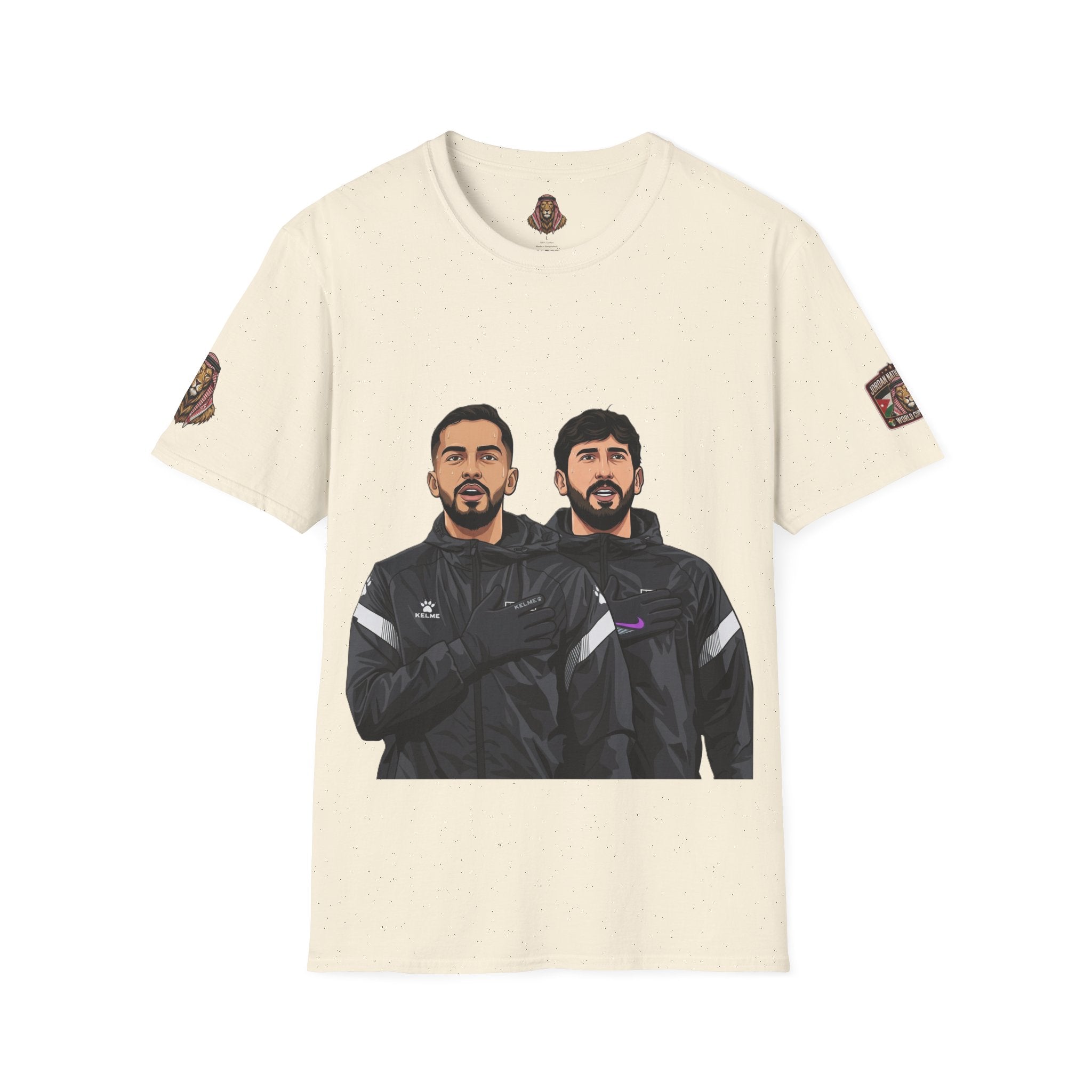 Jordan Nashama Soccer T-Shirt — Player Illustration & Crest