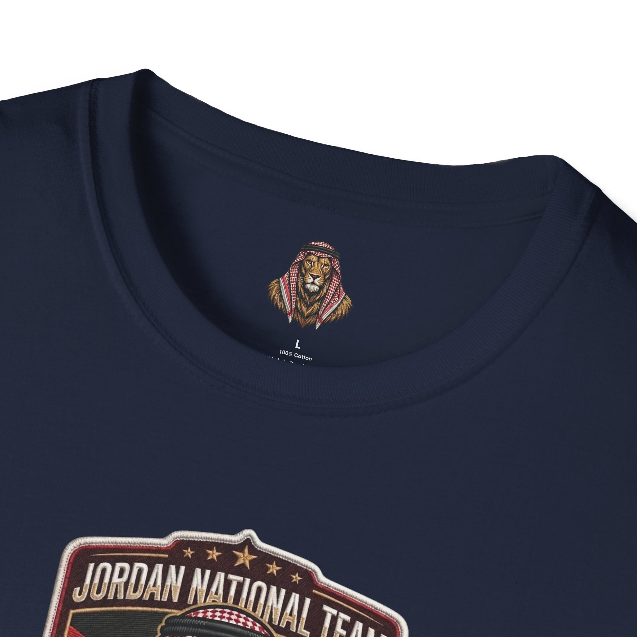 Jordan National Team Soccer T-Shirt — Vintage Jordan Flag Football Tee