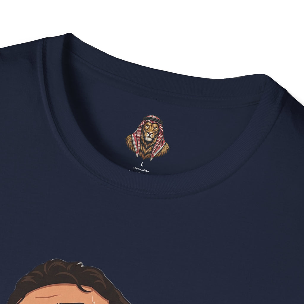 Soccer Player Illustration T-Shirt — 'Nashama' Clapping Crest